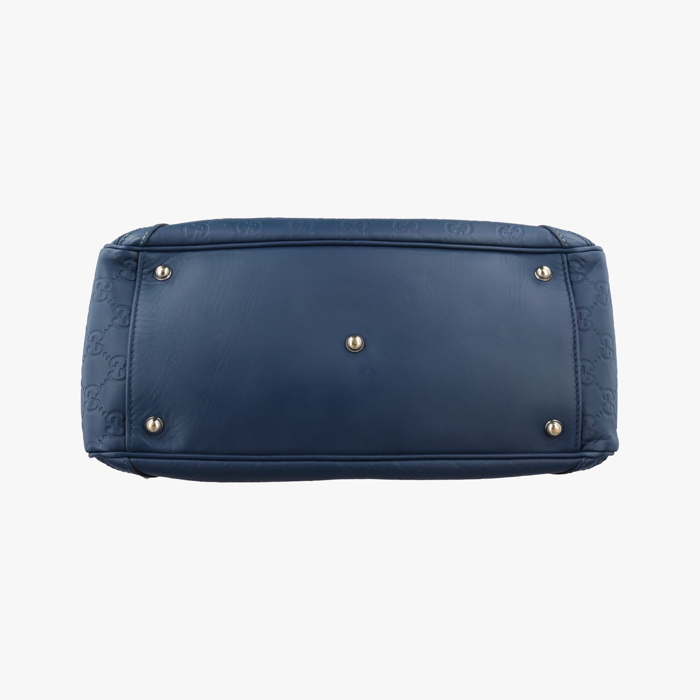 Horsebit Bamboo Wave Boston Blue Leather 159399 ホースビット バンブー ウェーブ ボストン ブルー レザー 159399