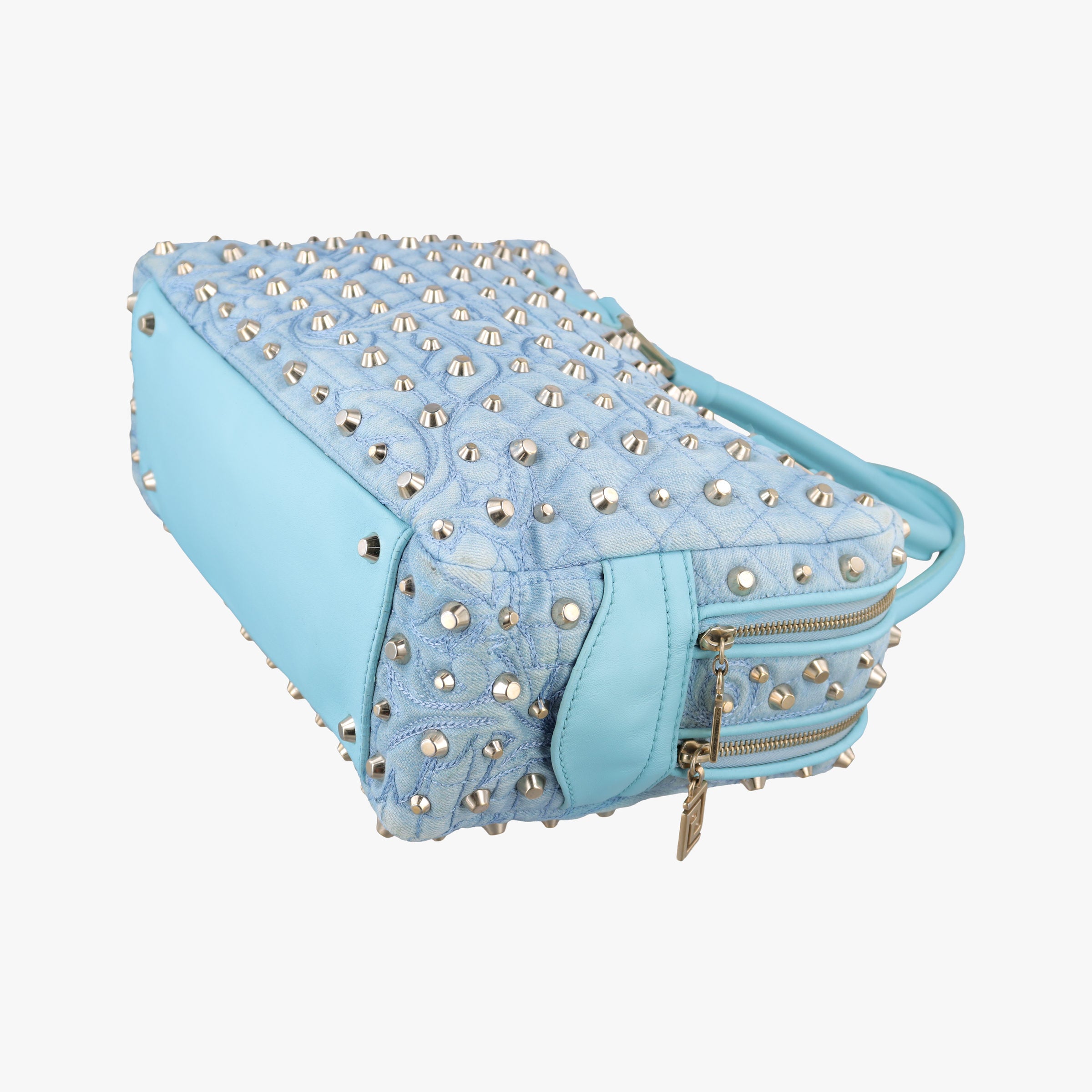 Vanitas Studded Blue denimxLeather ヴァニタス スタッズ ブルー デニムxレザー