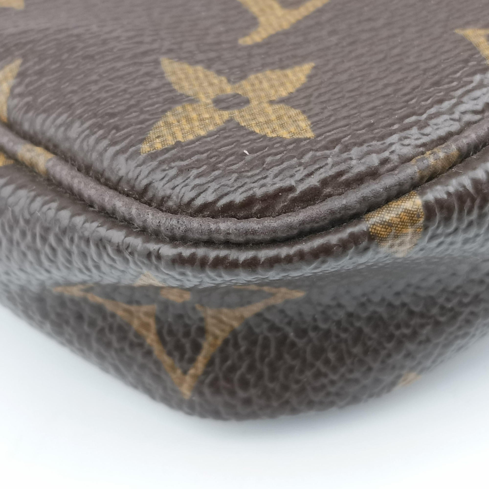 T&B Mini Pochette Accessoires Brown Monogram Canvas M60153 FL1037ミニポシェットアクセソワールT&B モノグラム/ブラウン モノグラムキャンバス M60153 FL1037
