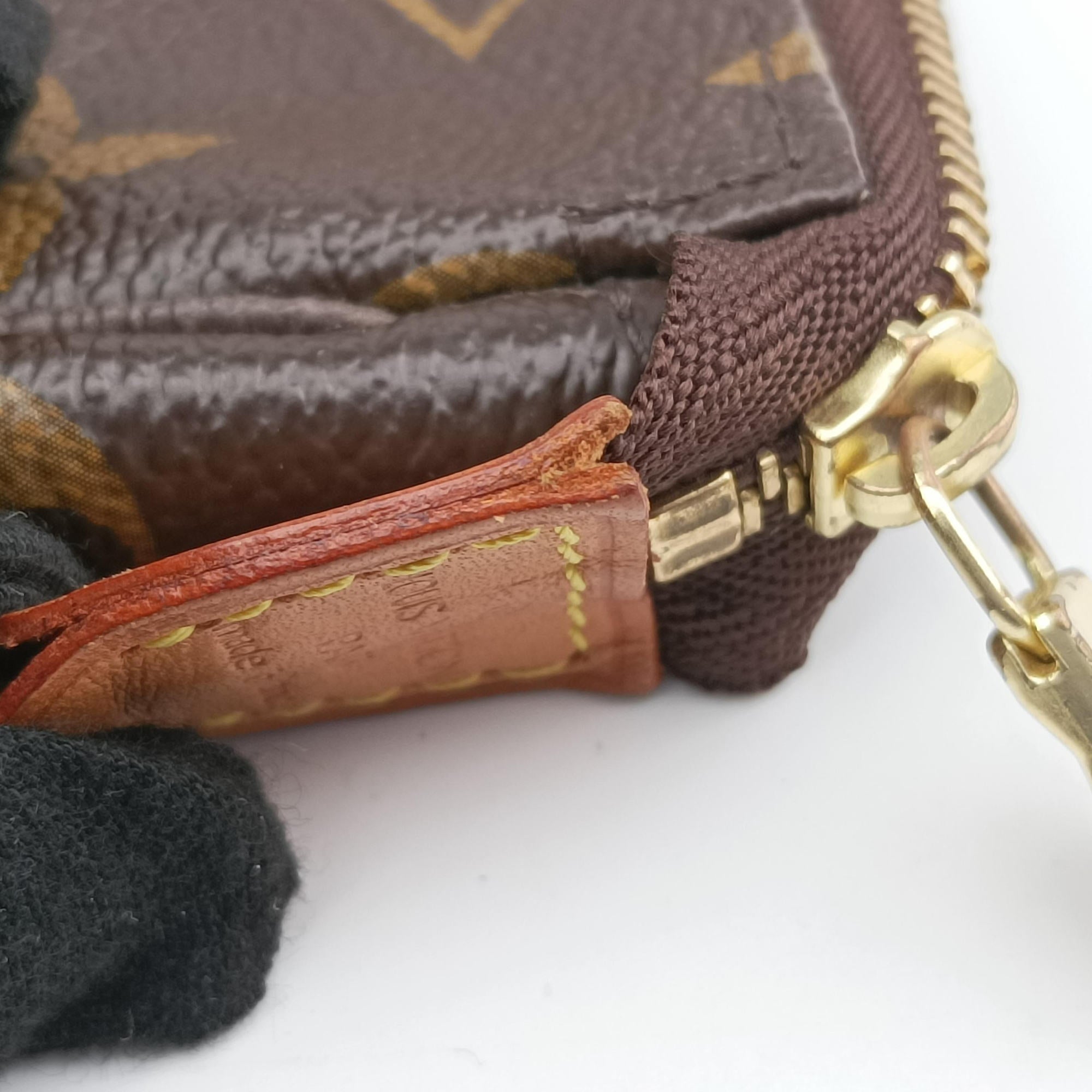 T&B Mini Pochette Accessoires Brown Monogram Canvas M60153 FL1037ミニポシェットアクセソワールT&B モノグラム/ブラウン モノグラムキャンバス M60153 FL1037