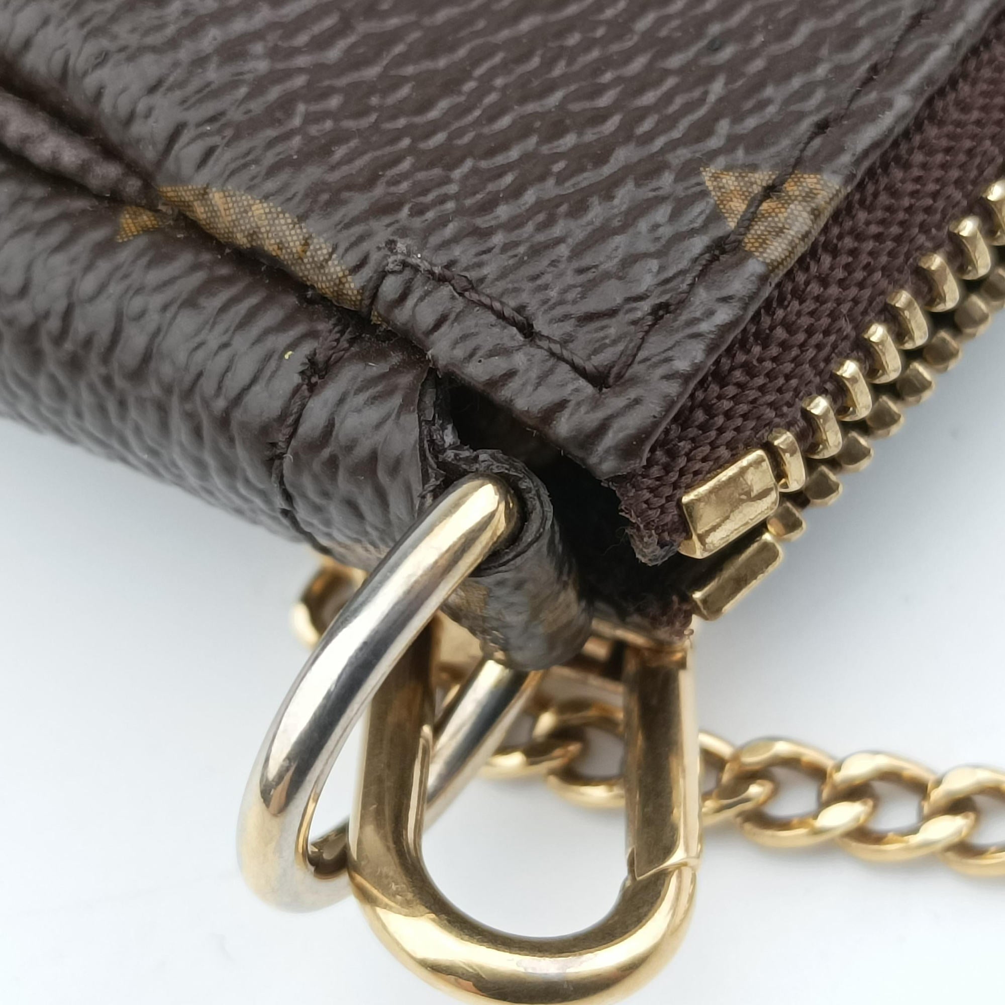T&B Mini Pochette Accessoires Brown Monogram Canvas M60153 FL1037ミニポシェットアクセソワールT&B モノグラム/ブラウン モノグラムキャンバス M60153 FL1037