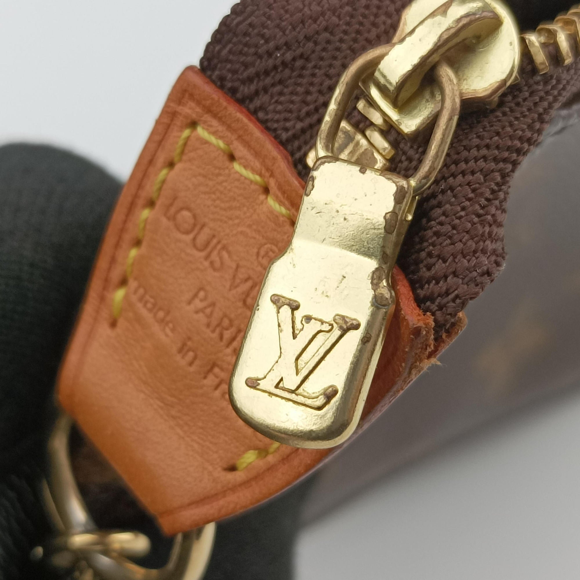 T&B Mini Pochette Accessoires Brown Monogram Canvas M60153 FL1037ミニポシェットアクセソワールT&B モノグラム/ブラウン モノグラムキャンバス M60153 FL1037