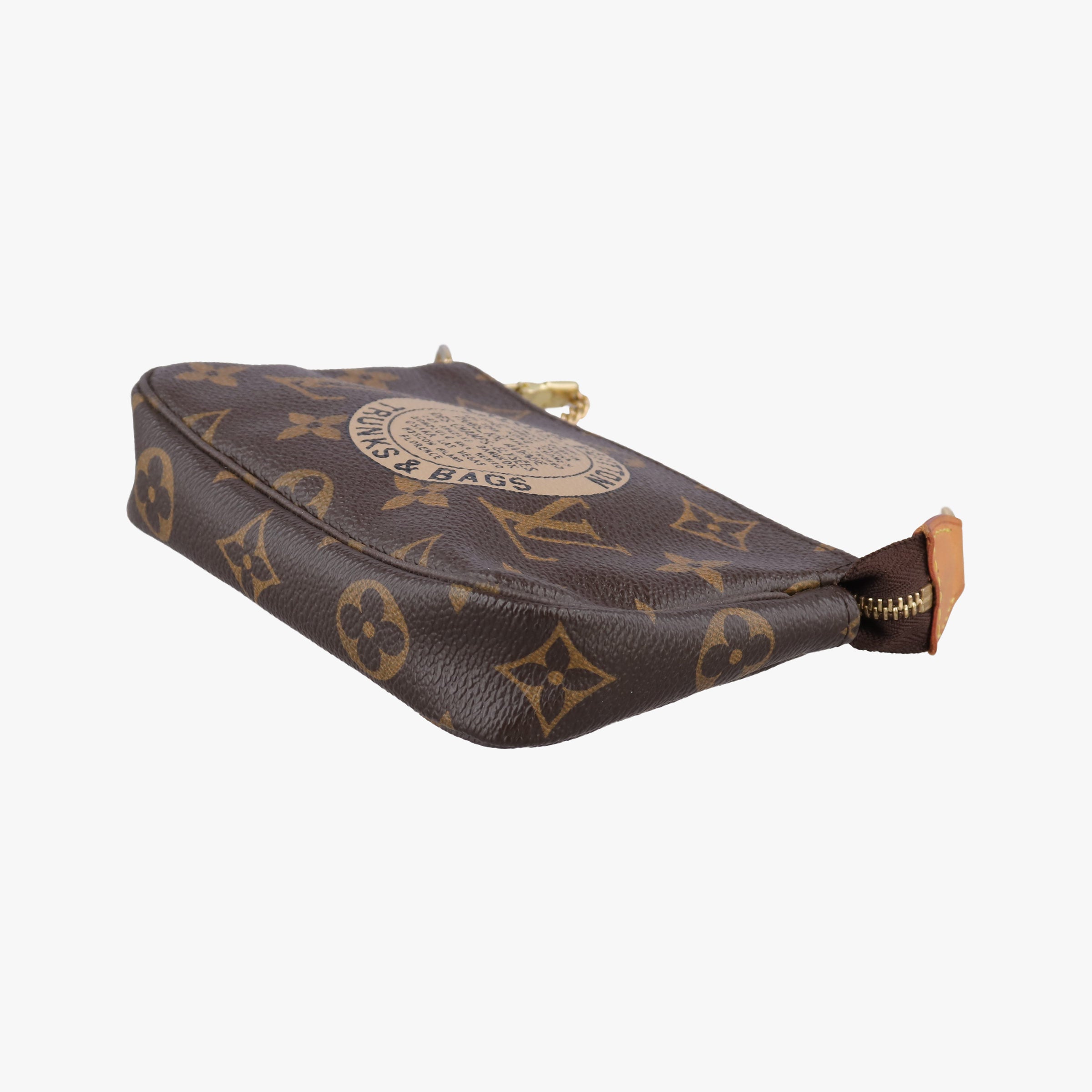 T&B Mini Pochette Accessoires Brown Monogram Canvas M60153 FL1037ミニポシェットアクセソワールT&B モノグラム/ブラウン モノグラムキャンバス M60153 FL1037