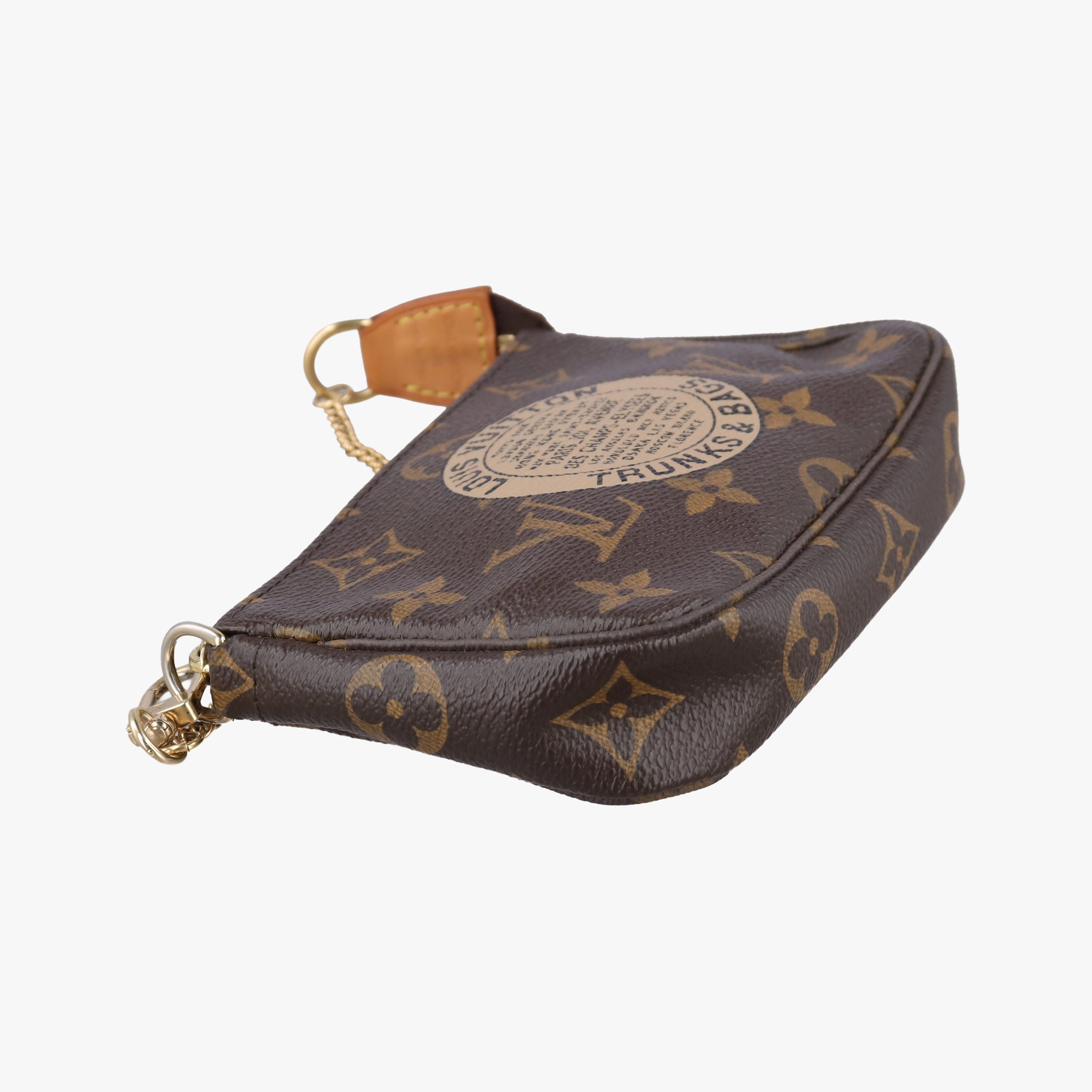 T&B Mini Pochette Accessoires Brown Monogram Canvas M60153 FL1037ミニポシェットアクセソワールT&B モノグラム/ブラウン モノグラムキャンバス M60153 FL1037