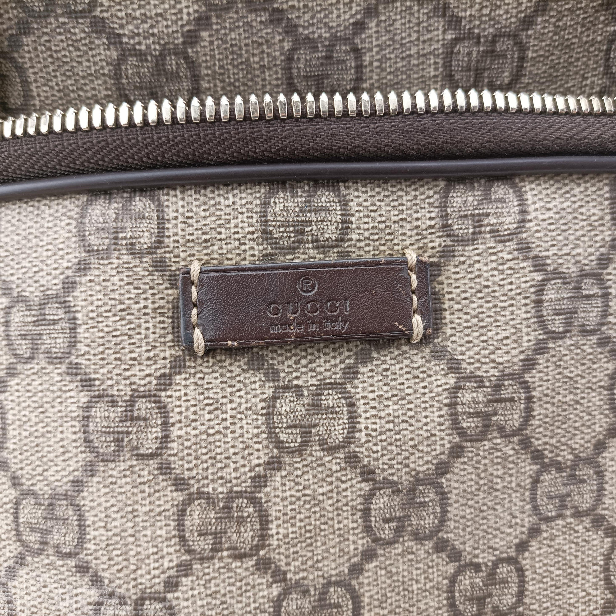Business Brown × Beige PVC coated canvas 289892 F012525667ビジネス ブラウン × ベージュ PVCコーティングキャンバス 289892 F012525667