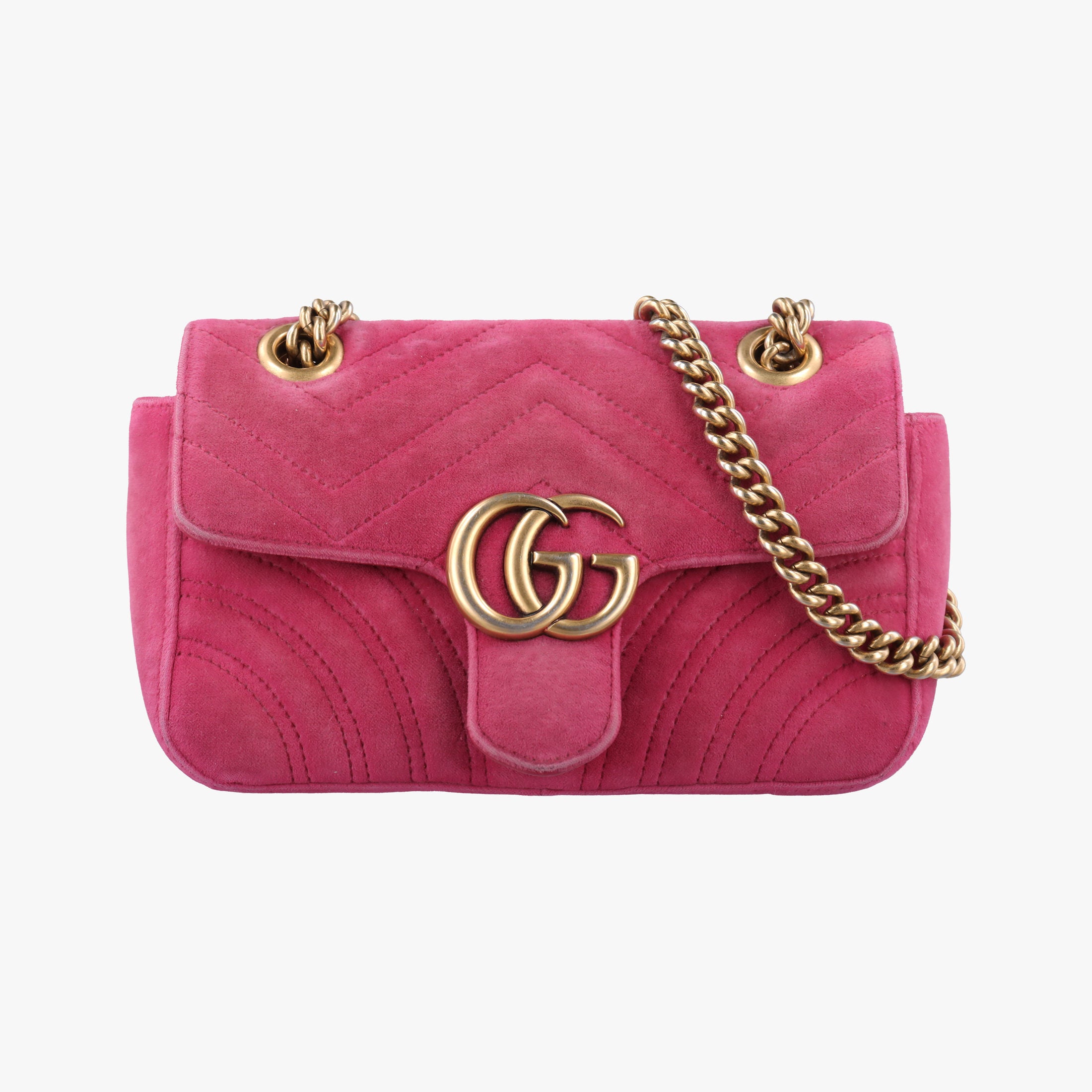 GG Marmont Pink velour 446744 A021967262GGマーモント ピンク ベロア 446744 A021967262