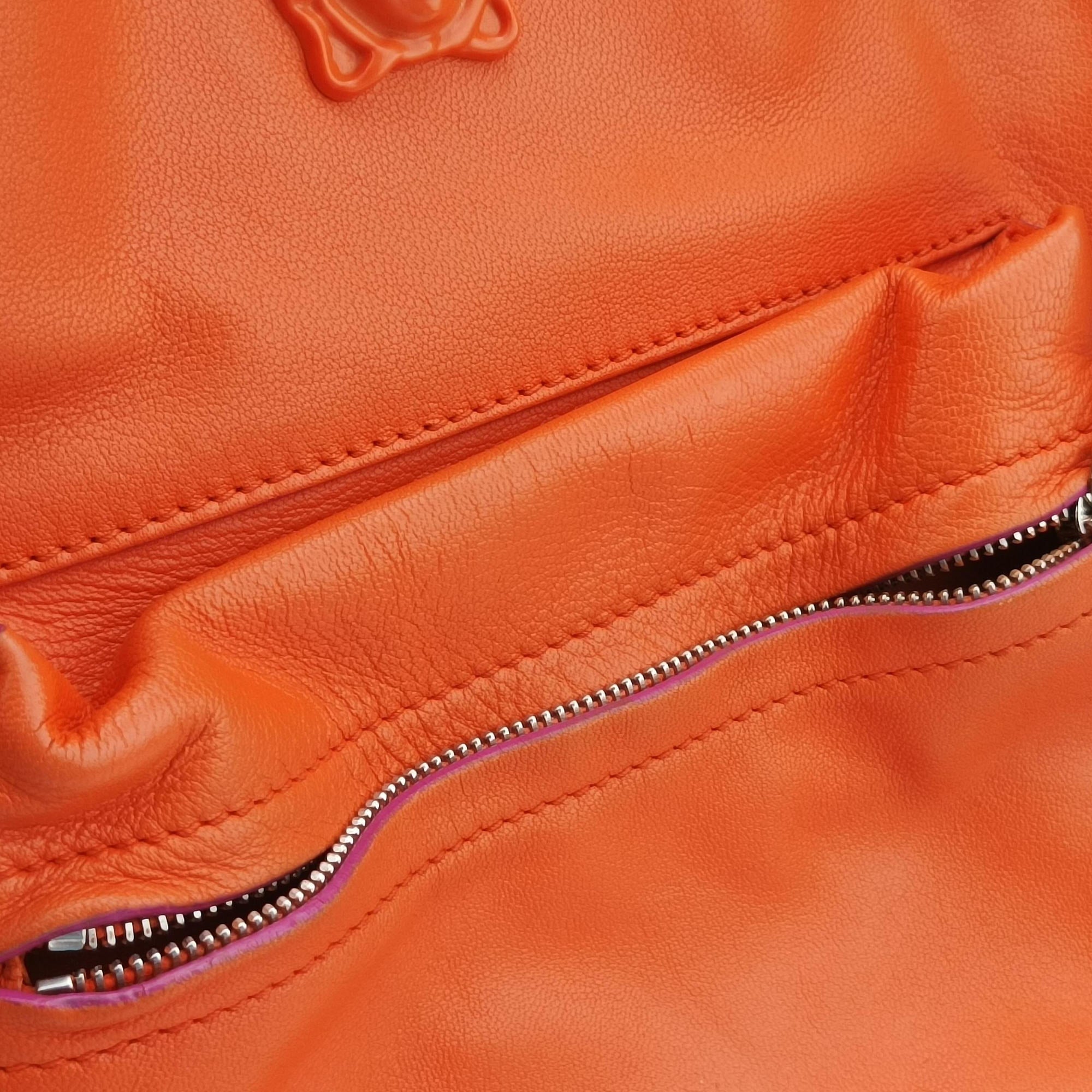 Medusa Orange Leather CLG 373267979156メデューサ オレンジ レザー CLG 373267979156