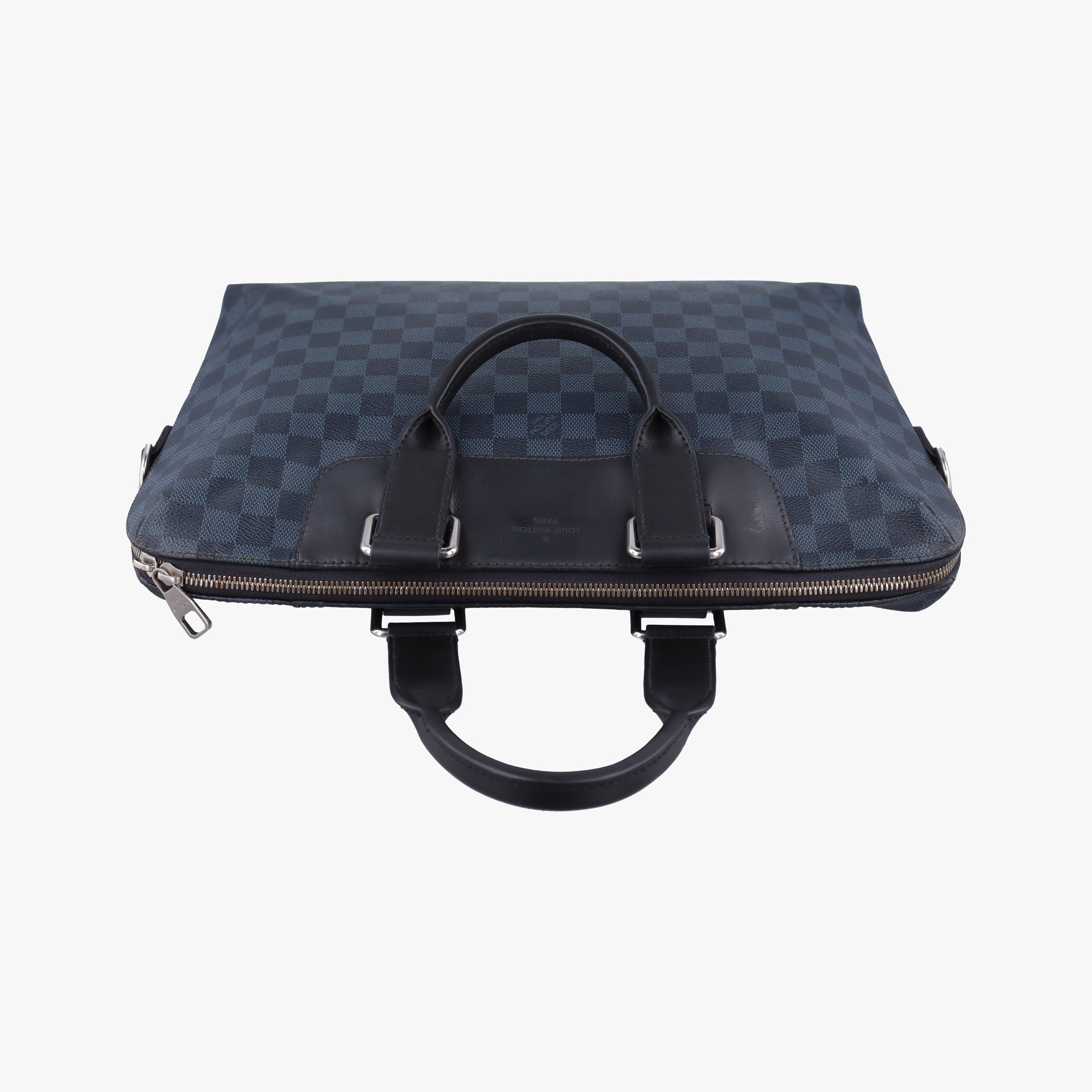 Porte-Documents Jour Black×Navy Damier Cobalt N42241 SR0195ポルトドキュマンジュール PDJ ブラック×ネイビー ダミエ コバルト N42241 SR0195