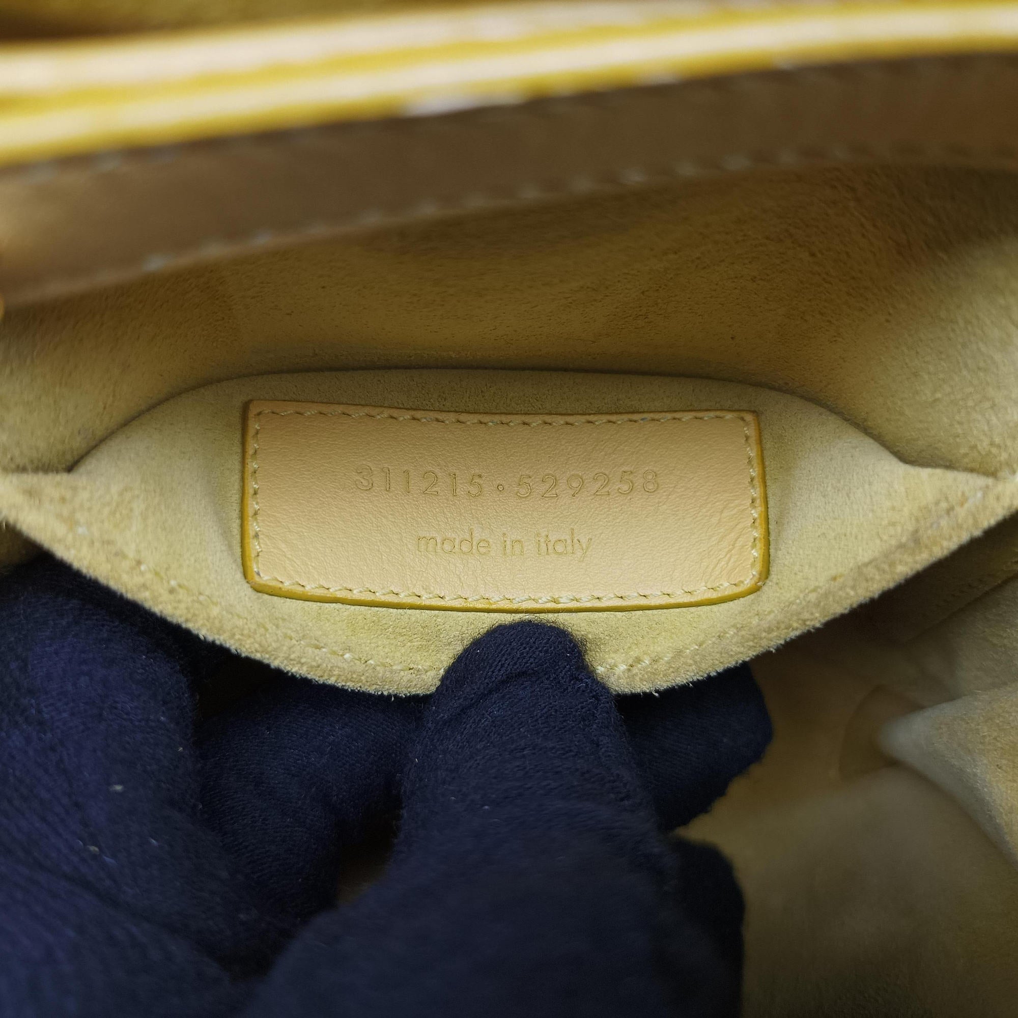 ChYc Mini Y Line Classic Cabasique WOC Yellow Leather 311215 311215.529258Yライン イエロー レザー 311215 311215.529258