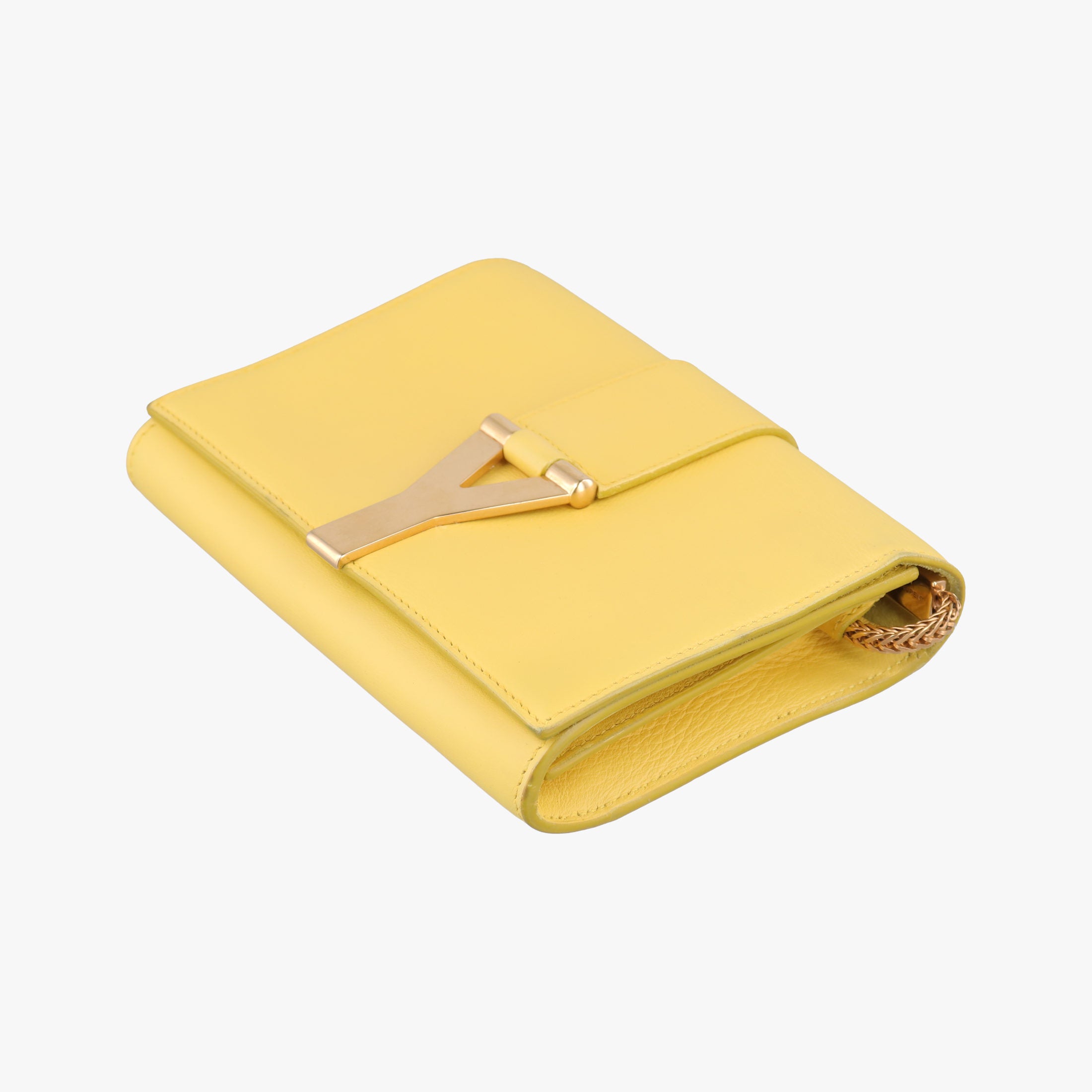 ChYc Mini Y Line Classic Cabasique WOC Yellow Leather 311215 311215.529258Yライン イエロー レザー 311215 311215.529258