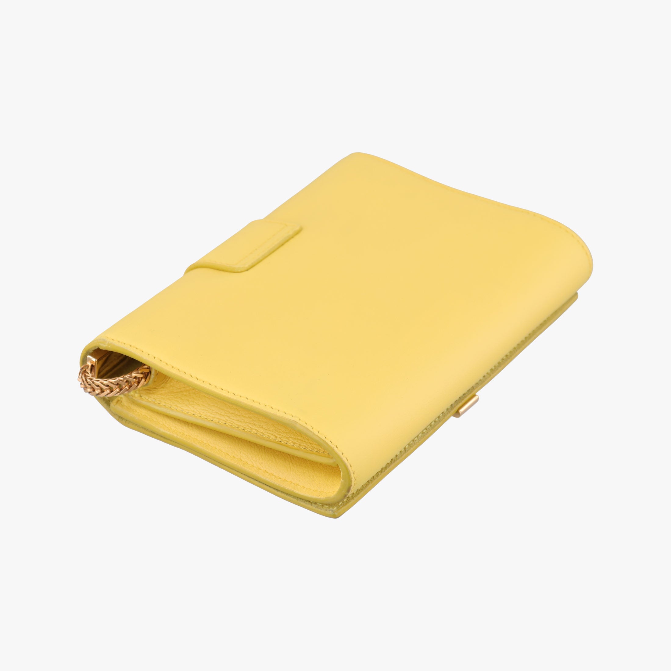 ChYc Mini Y Line Classic Cabasique WOC Yellow Leather 311215 311215.529258Yライン イエロー レザー 311215 311215.529258