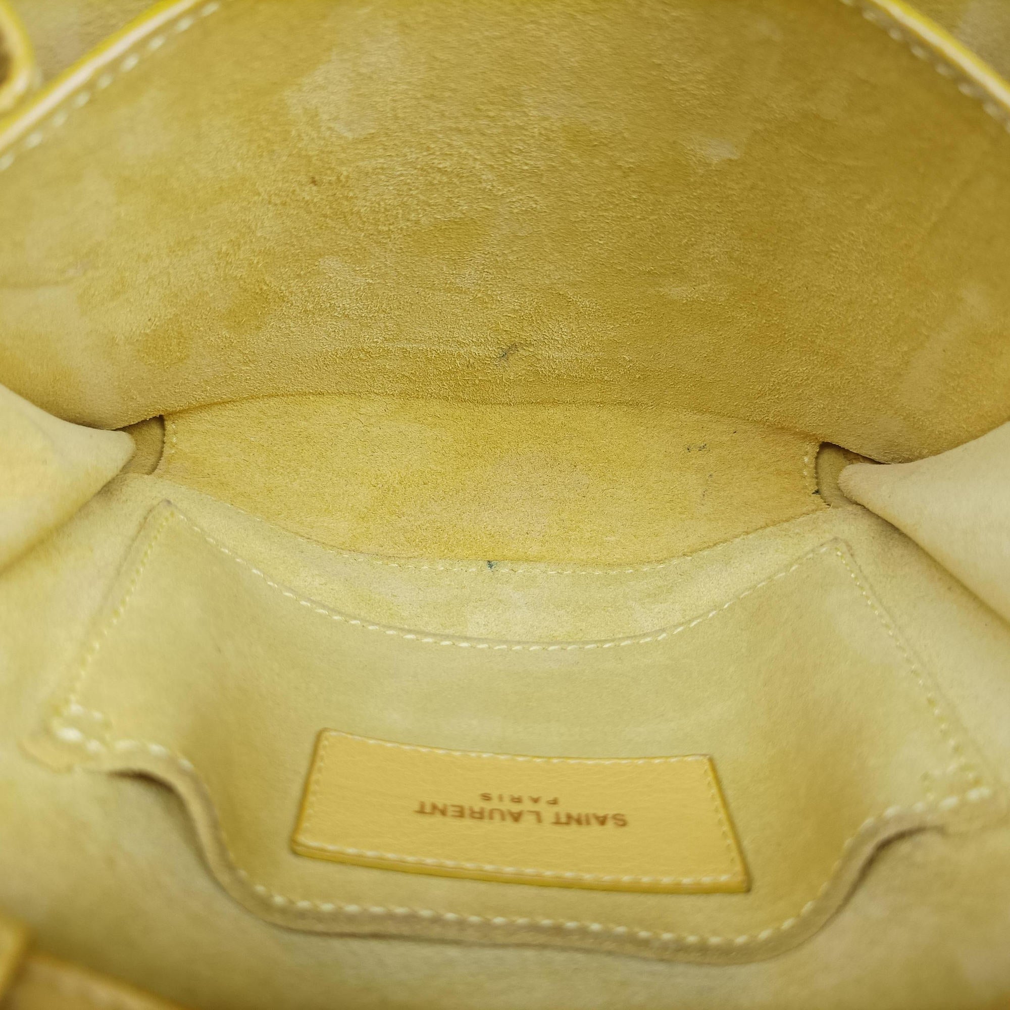 ChYc Mini Y Line Classic Cabasique WOC Yellow Leather 311215 311215.529258Yライン イエロー レザー 311215 311215.529258