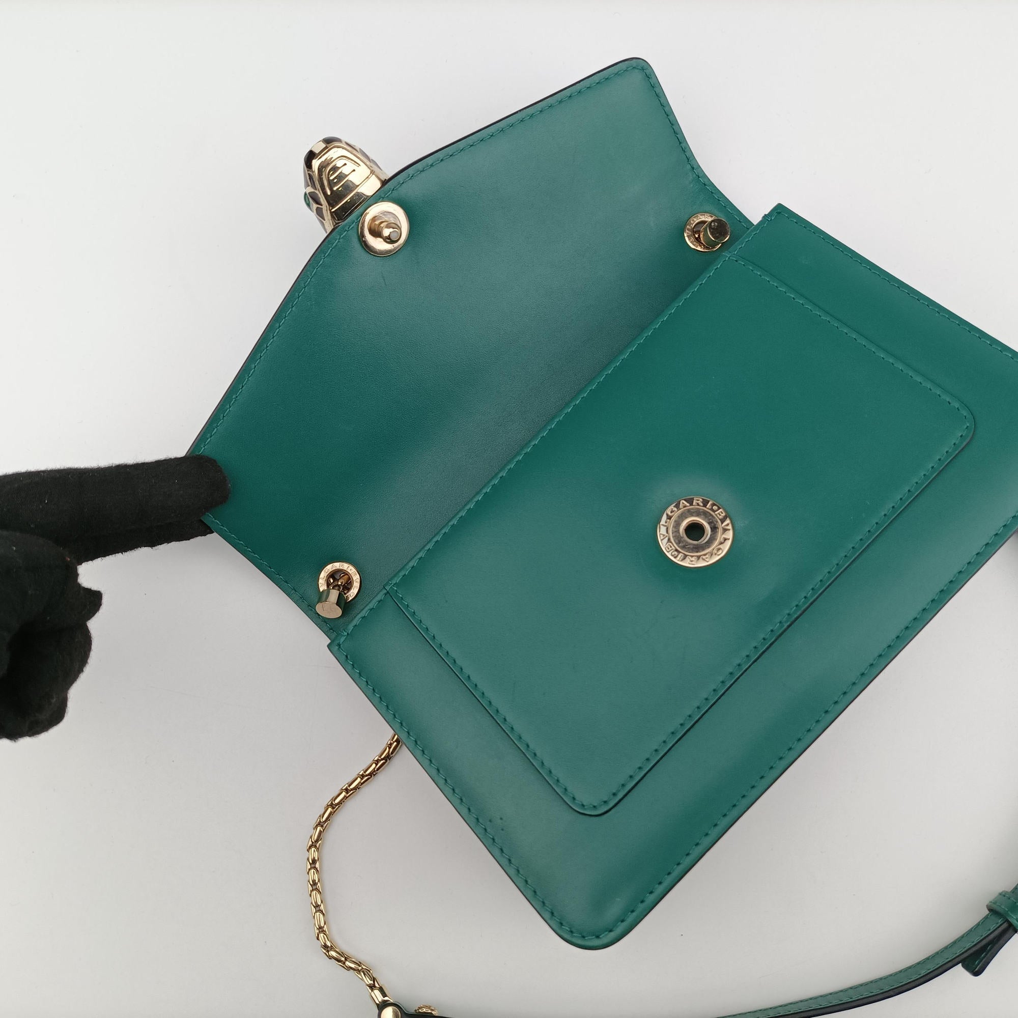SERPENTI FOREVER Green Leather AC.G19.38065セルペンティ フォーエバー グリーン レザー AC.G19.38065