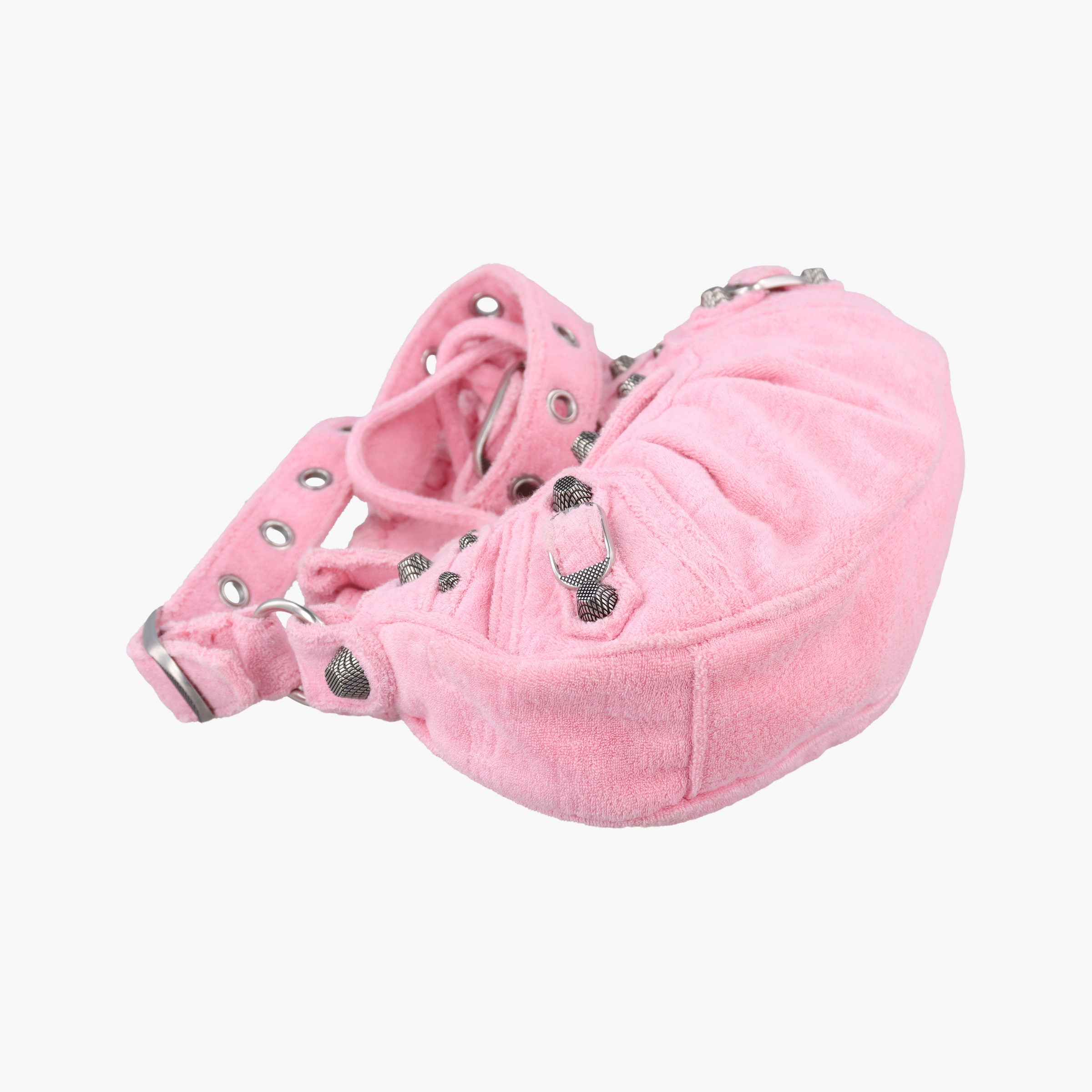Le Cagole mini Pink Pile Fabric 671309.5812.O.002123ル カゴール ミニ ピンク パイル ファブリック 671309.5812.O.002123