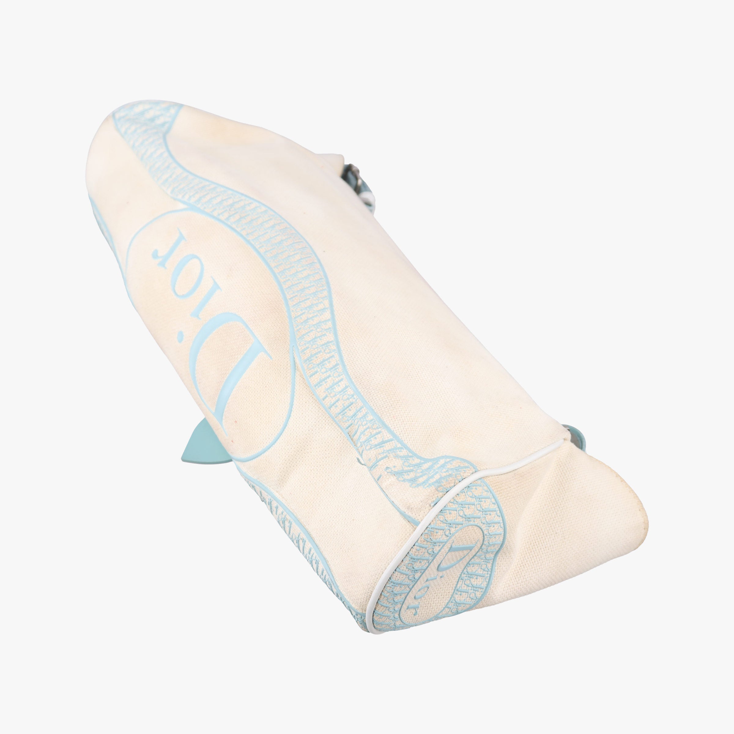vintage Trotter White x blue canvas 01RU 0064ヴィンテージトロッター ベージュxブルー キャンバス 01RU 0064