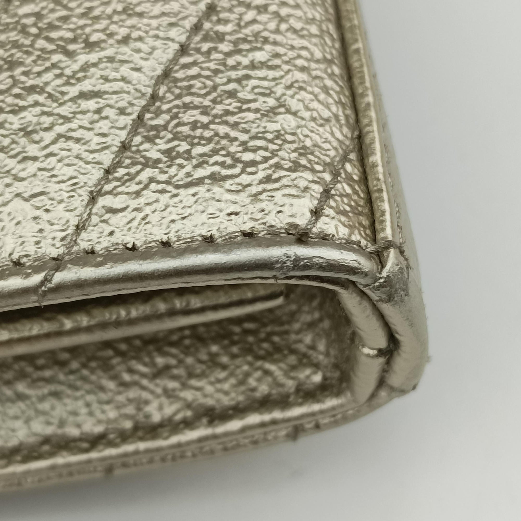 Cassandra Envelope Golden leather 377828 BRS.377828.0917カサンドラ エンベロープ ゴールド レザー 377828 BRS.377828.0917