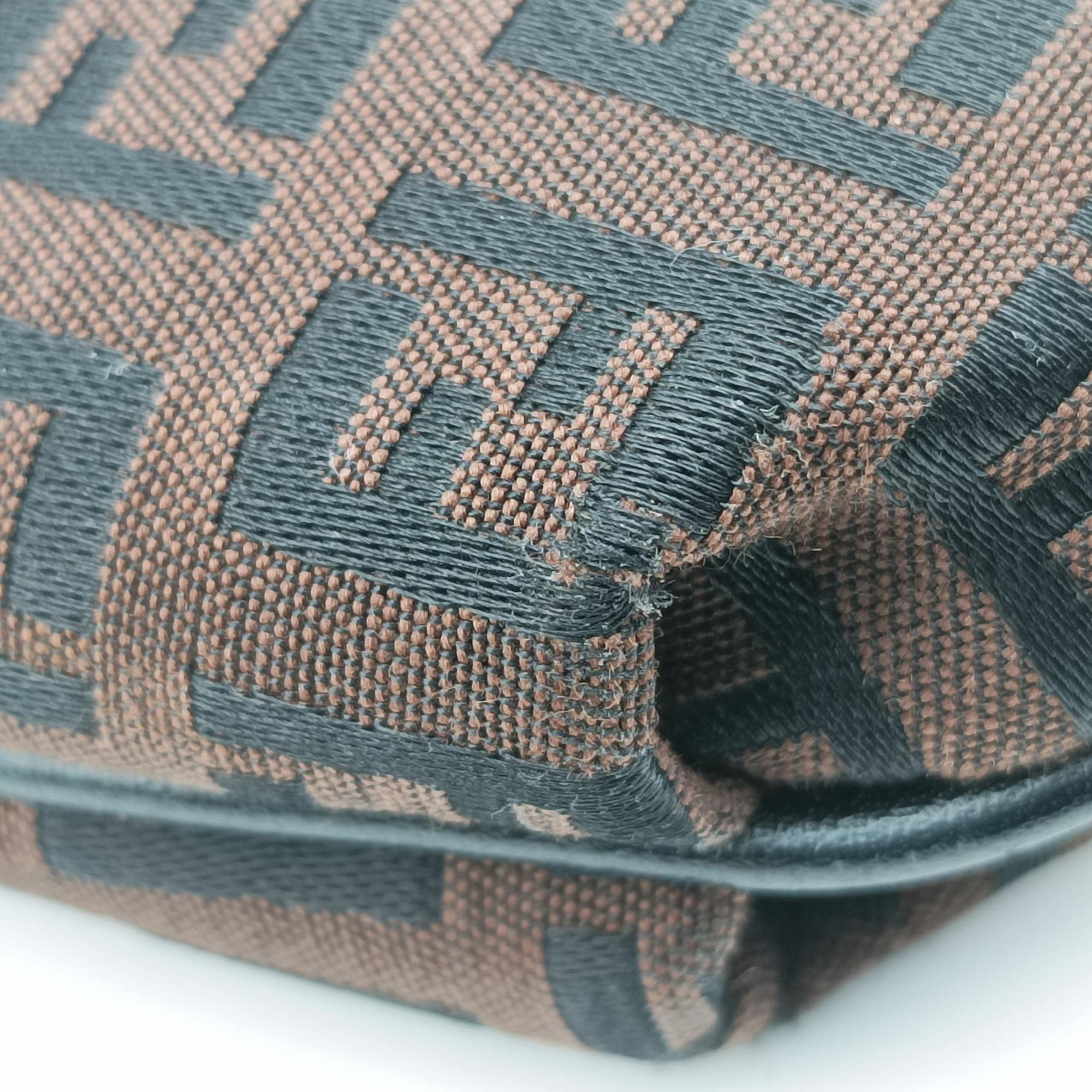 Zucchino Brown Canvas×Leather 8BT075 2228-8BT075-JQ5-048ズッキーノ柄 ブラウン キャンバス×レザー 8BT075 2228-8BT075-JQ5-048