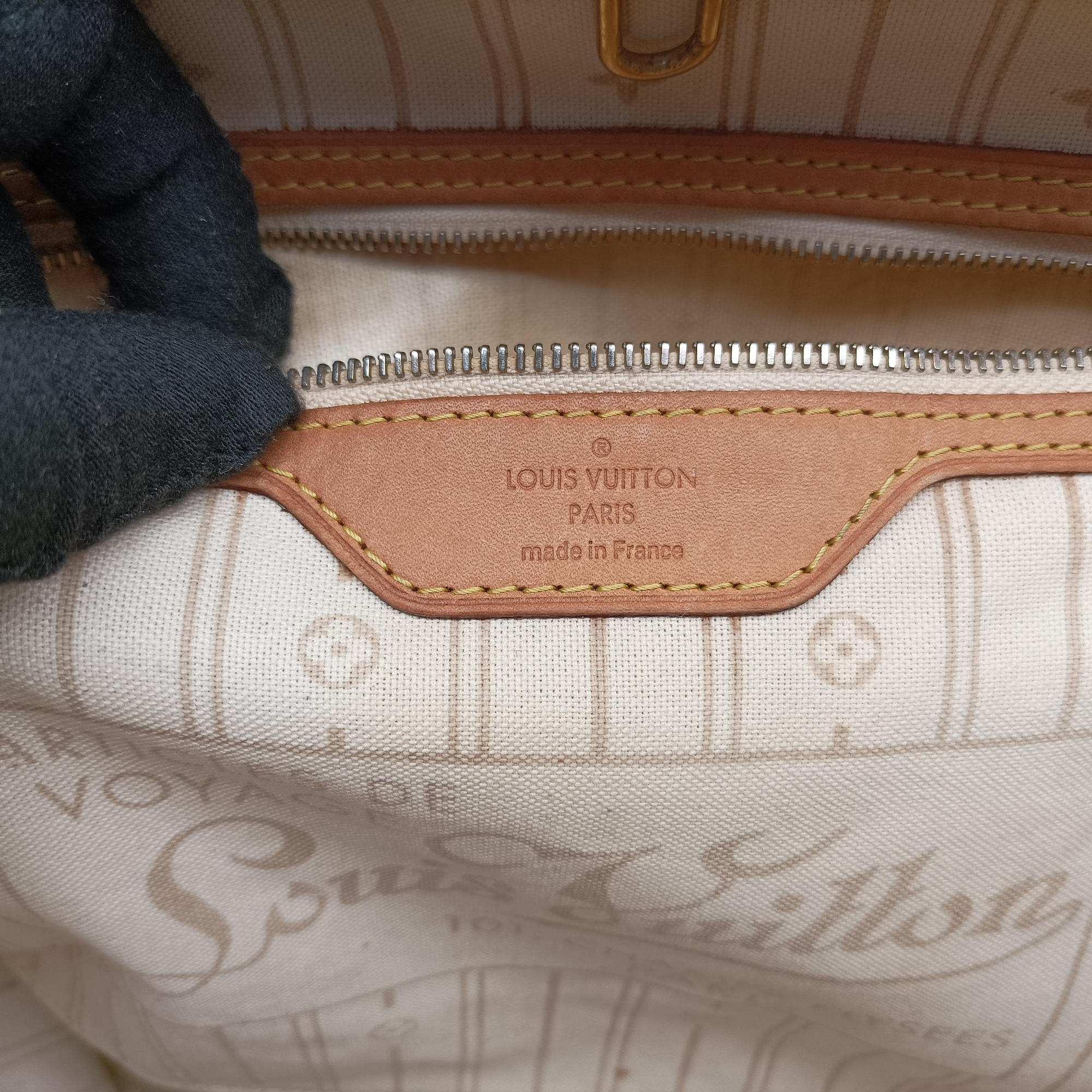 Neverfull MM Azur Damier Canvas N51107 AR4132ネヴァーフルMM アズール ダミエキャンバス N51107 AR4132