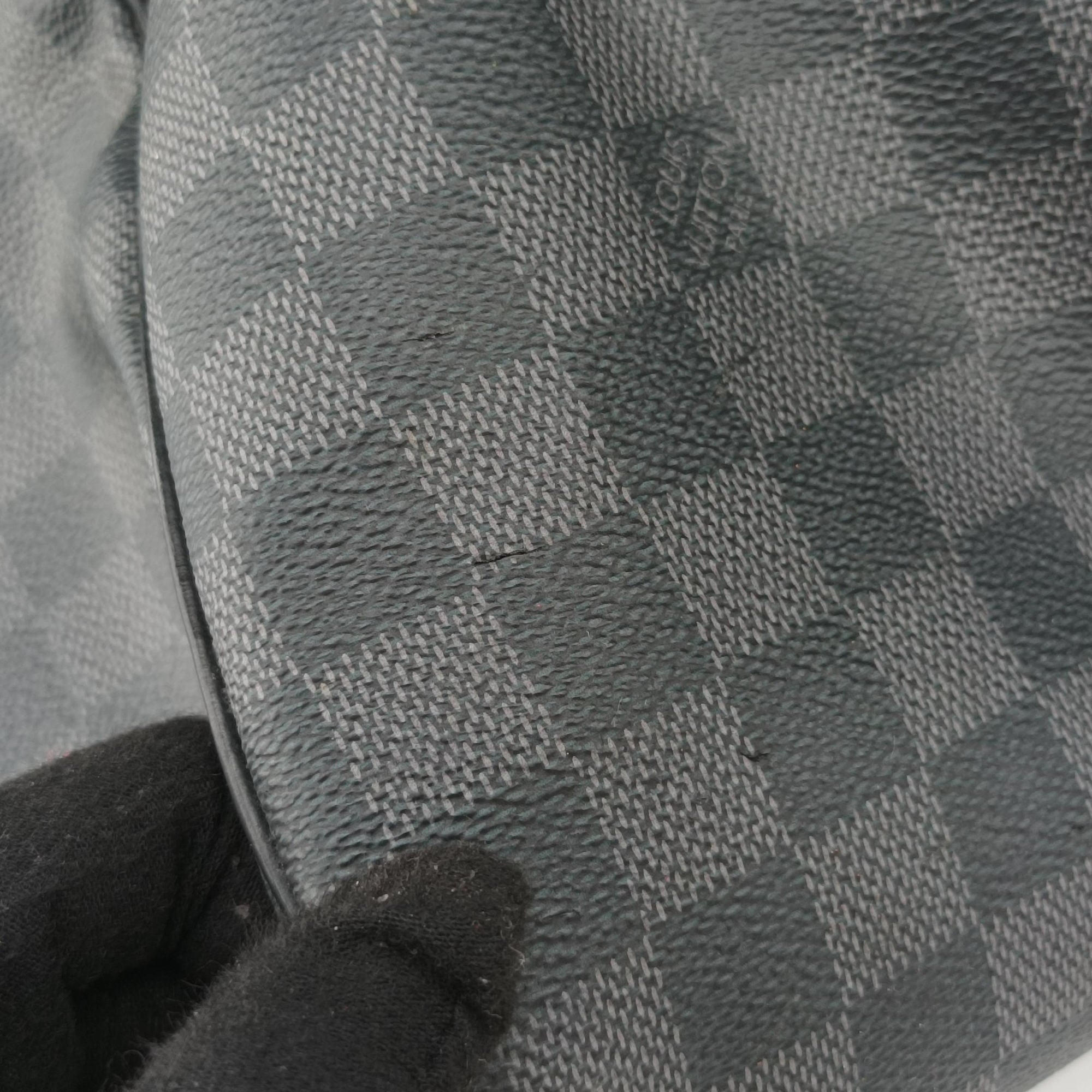 Keepall Bandouliere 45 Noir Damier Graphite Canvas M40569 DU0198キーポルバンドリエール45 ノワール ダミエ グラファイト キャンバス M40569 DU0198