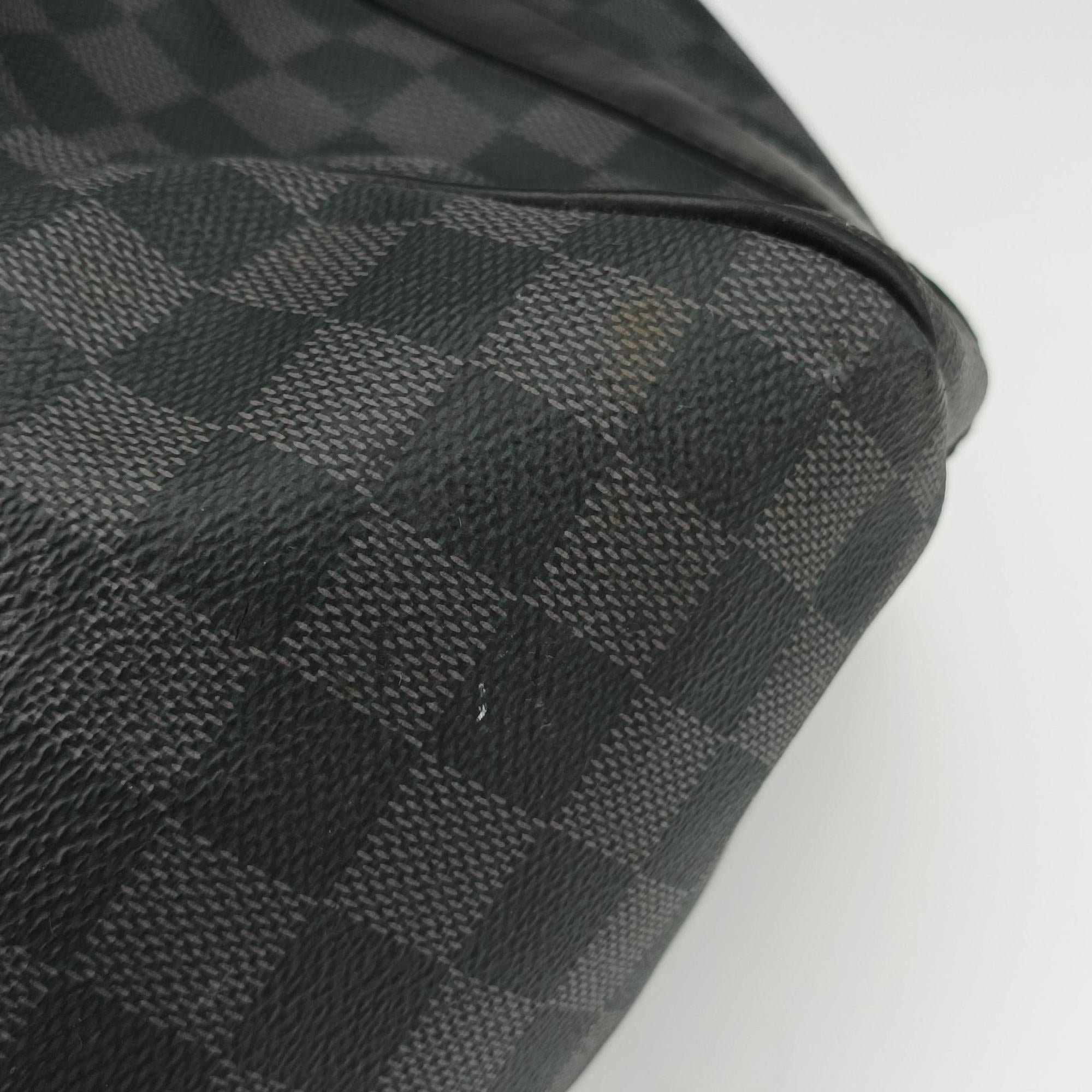 Keepall Bandouliere 45 Noir Damier Graphite Canvas M40569 DU0198キーポルバンドリエール45 ノワール ダミエ グラファイト キャンバス M40569 DU0198