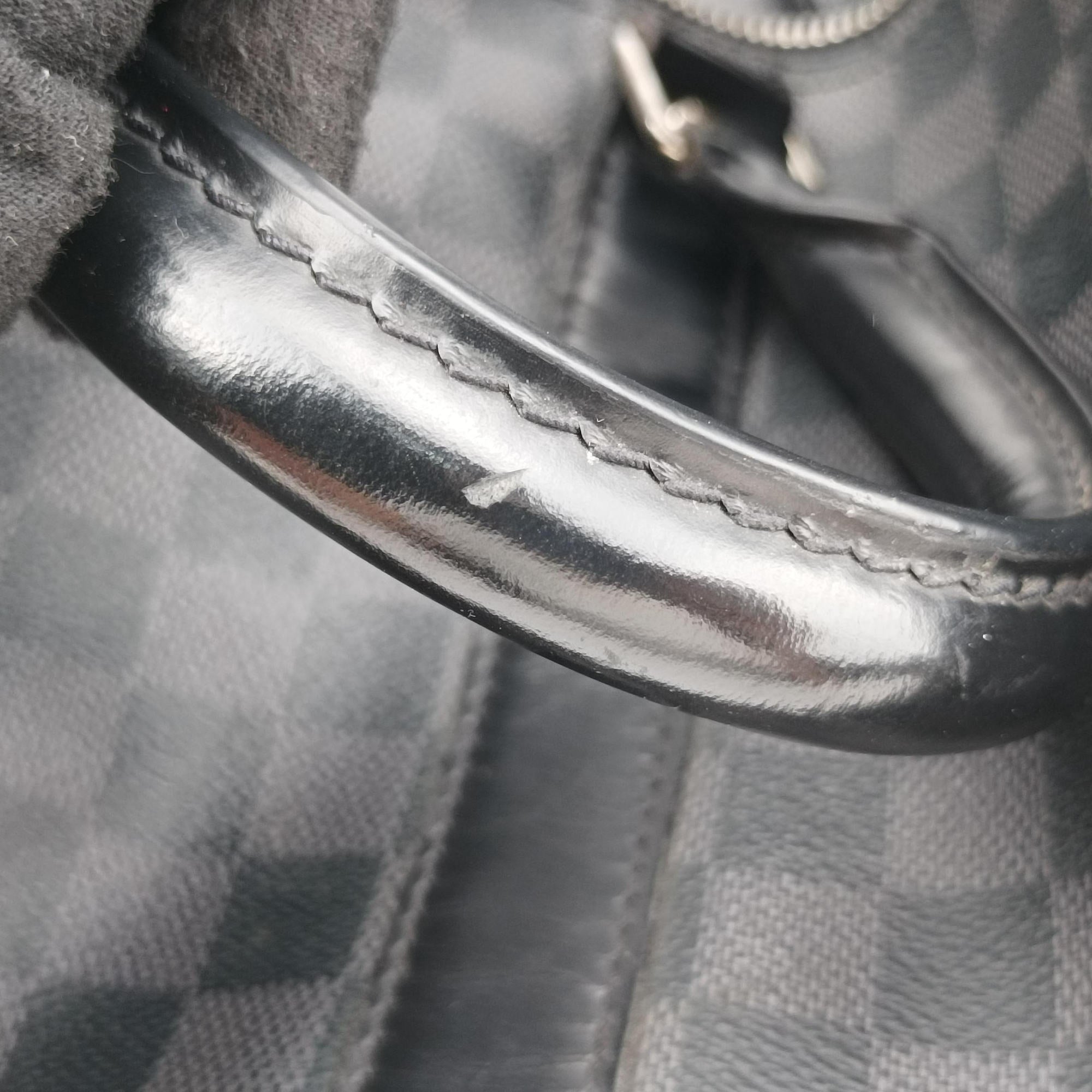 Keepall Bandouliere 45 Noir Damier Graphite Canvas M40569 DU0198キーポルバンドリエール45 ノワール ダミエ グラファイト キャンバス M40569 DU0198
