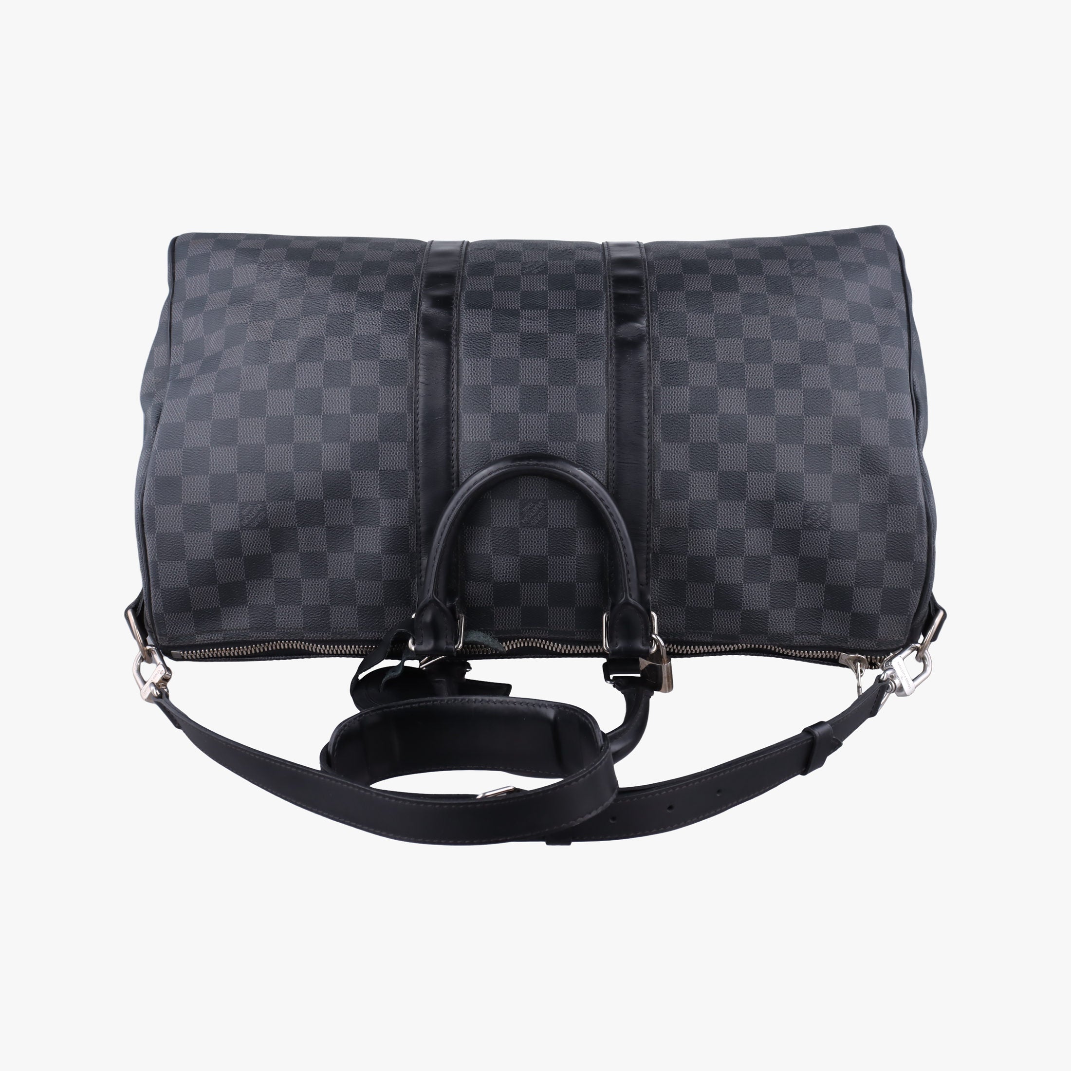 Keepall Bandouliere 45 Noir Damier Graphite Canvas M40569 DU0198キーポルバンドリエール45 ノワール ダミエ グラファイト キャンバス M40569 DU0198