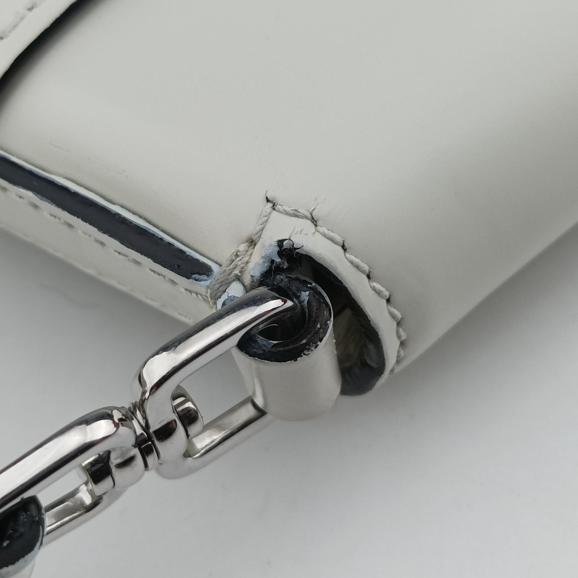 Cleo Flap White Leather 7/Dクレオフラップ ホワイト レザー 7/D