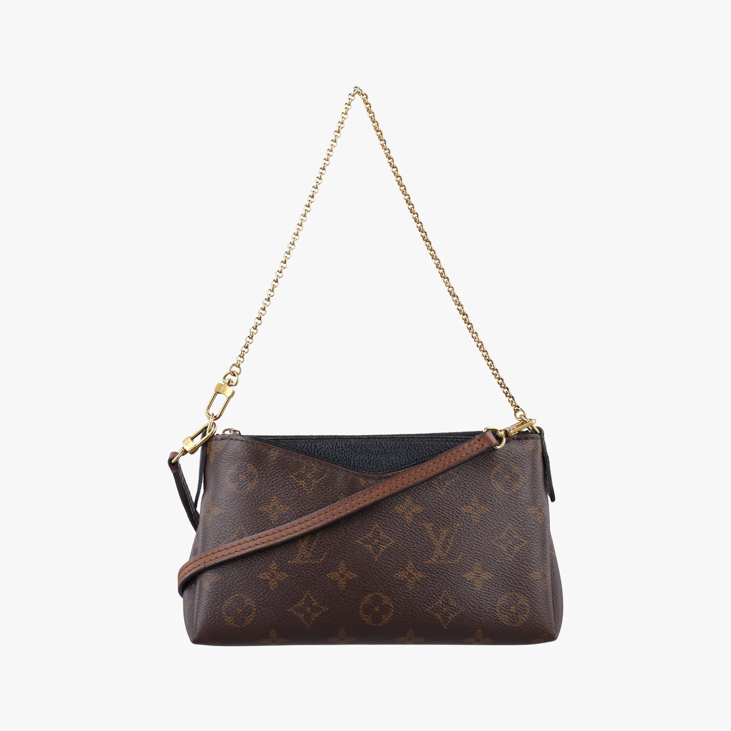 PALLAS Clutch brown×Marine Monogram Canvas×calf leather M41639 GI4156パラス クラッチ モノグラム/ブラウン×マリーヌ モノグラムキャンバス×カーフレザー M41639 GI4156