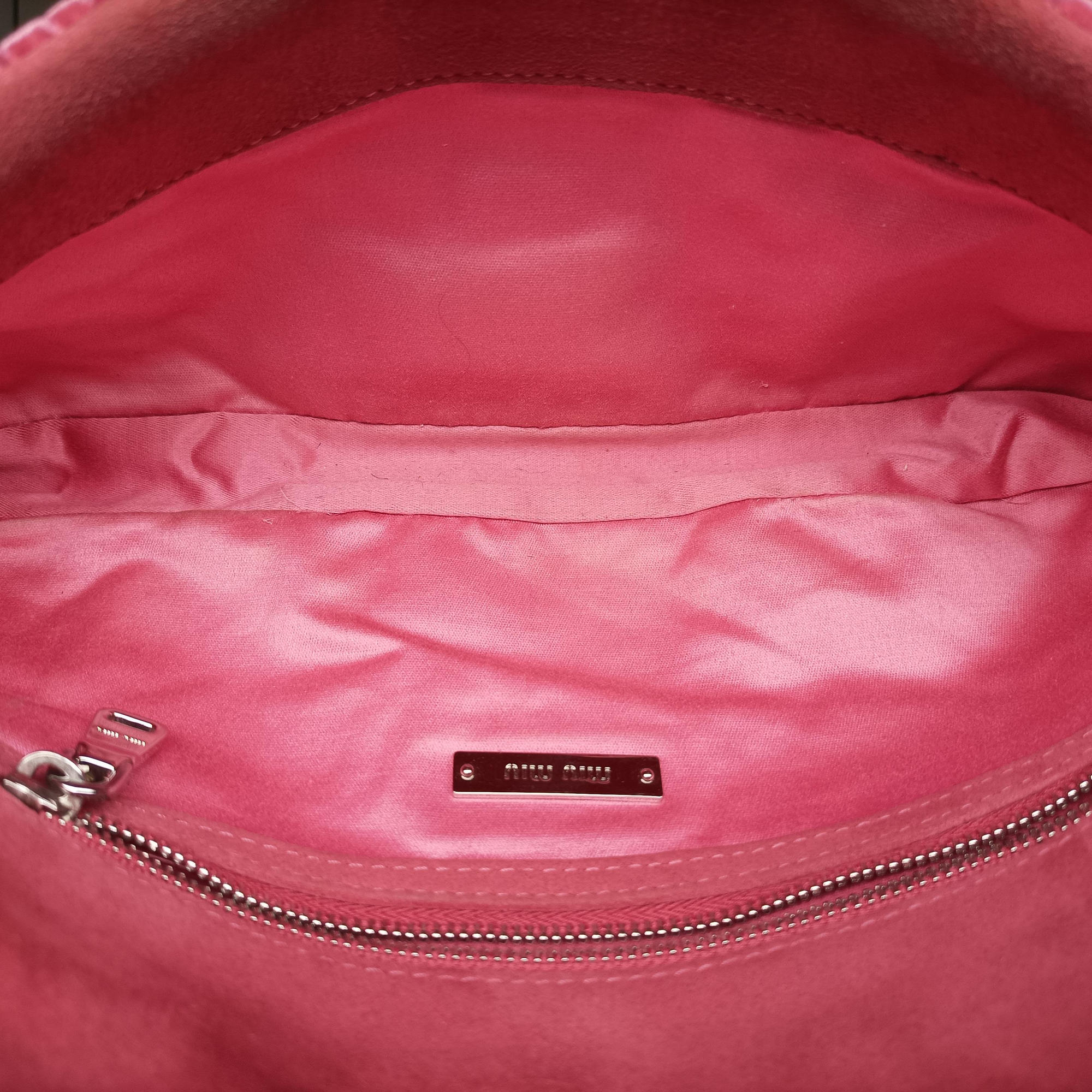 Miu Crystal Pink Leather RP0169 142ミュウクリスタル ピンク レザー RP0169 142
