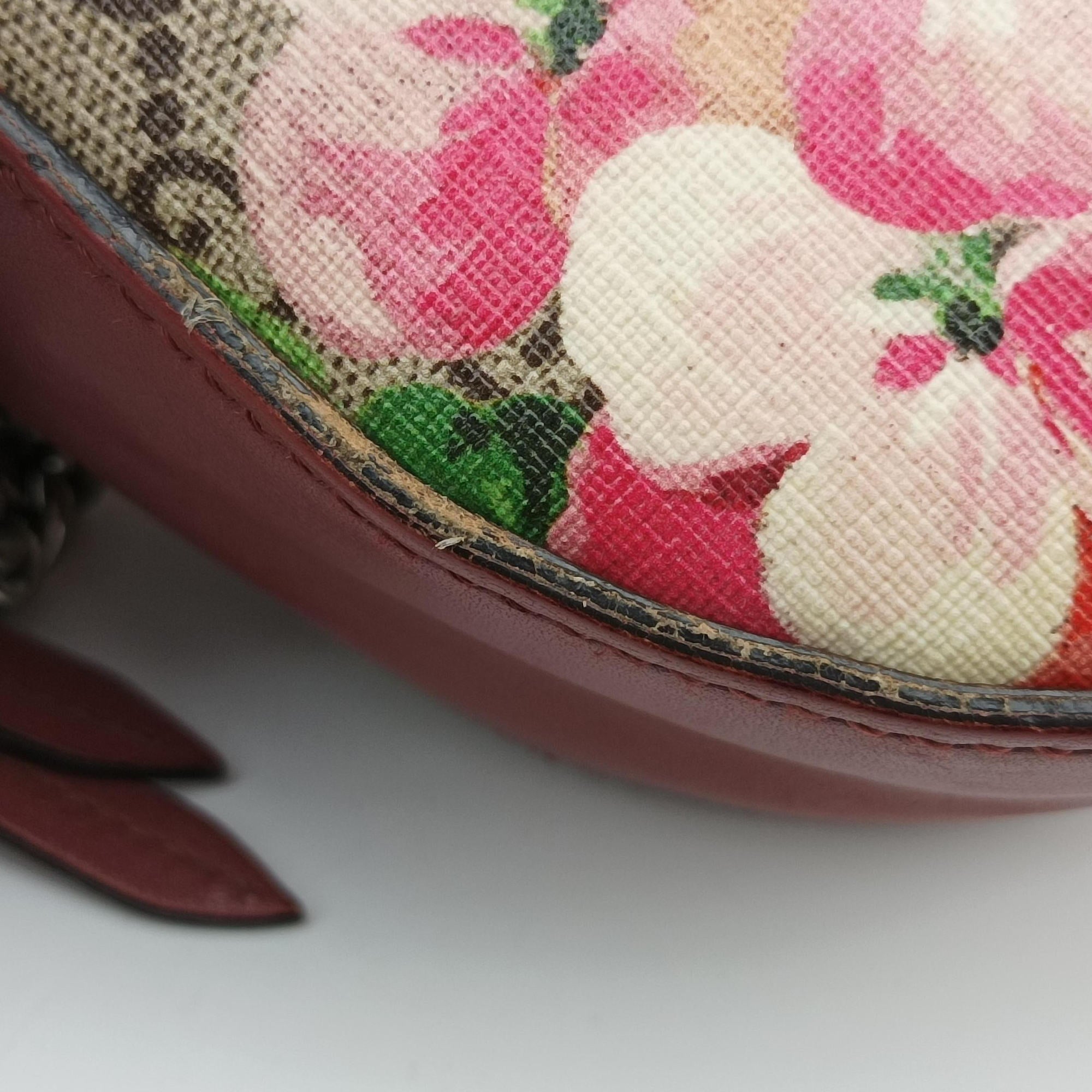 GG Supreme Blooms Multicolour PVC coated canvas×leather 409535 Lot number unknownGGスプリーム ブルームス マルチカラー PVCコーティングキャンバス×レザー 409535 製番不明