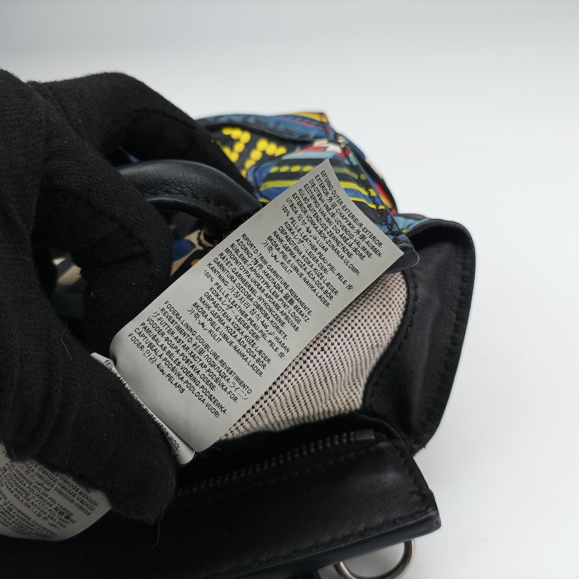 Palazzo Empire Multicolor Printed Calfskin Leather CLG 323847997504パラッツォ エンパイア マルチカラー プリントカーフレザー CLG 323847997504