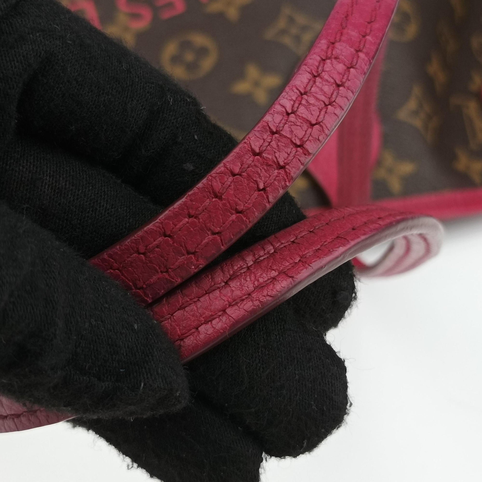 Neverfull GM Ikat Flower brown×ROSE INDIEN Monogram Canvas M40876 TJ1123ネヴァーフルGM イカットフラワー モノグラム/ブラウン×ローズアンディアン モノグラムキャンバス M40876 TJ1123