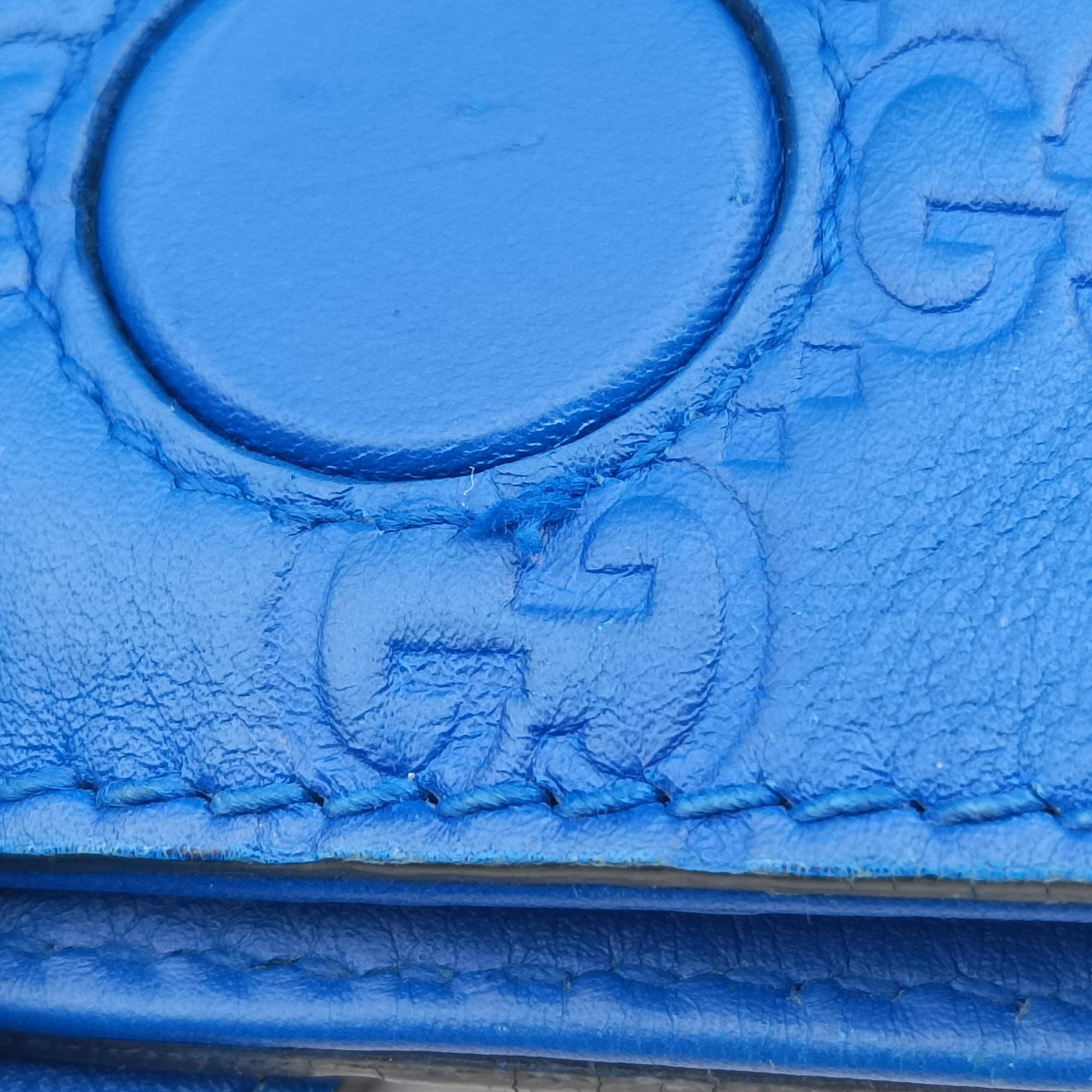 Guccissima Bree Blue Leather 353120 E018152100グッチシマ ブリー ブルー レザー 353120 E018152100