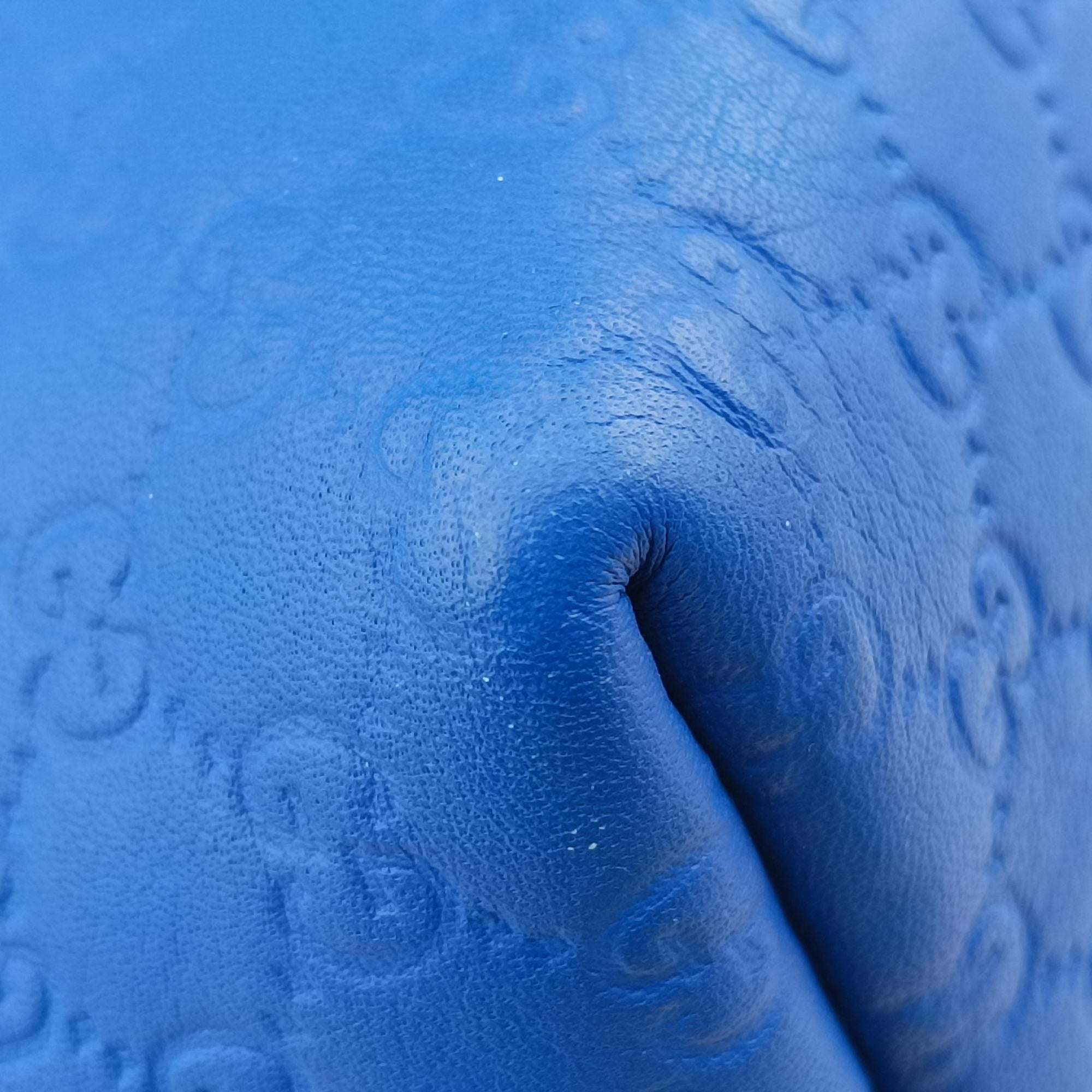 Guccissima Bree Blue Leather 353120 E018152100グッチシマ ブリー ブルー レザー 353120 E018152100