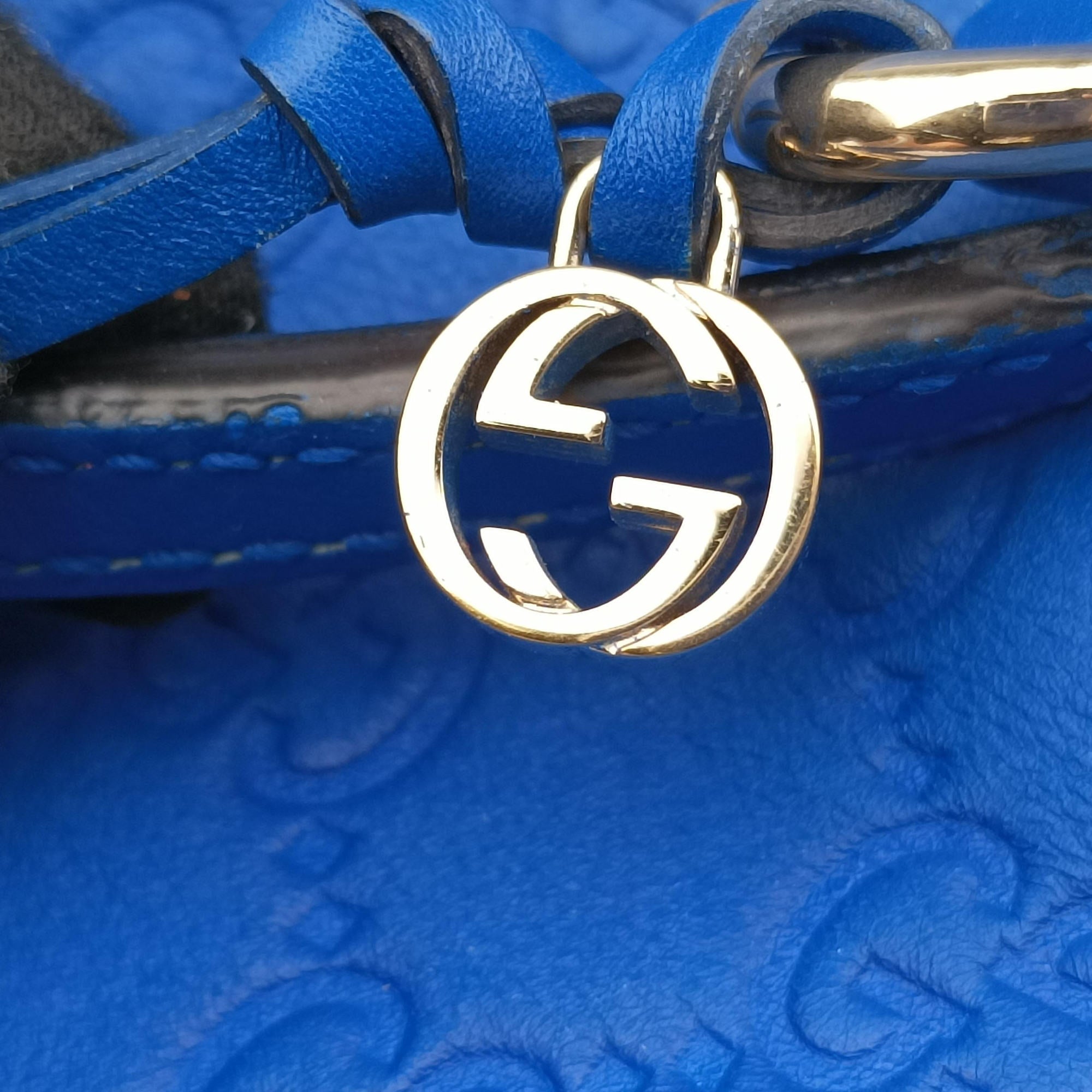 Guccissima Bree Blue Leather 353120 E018152100グッチシマ ブリー ブルー レザー 353120 E018152100
