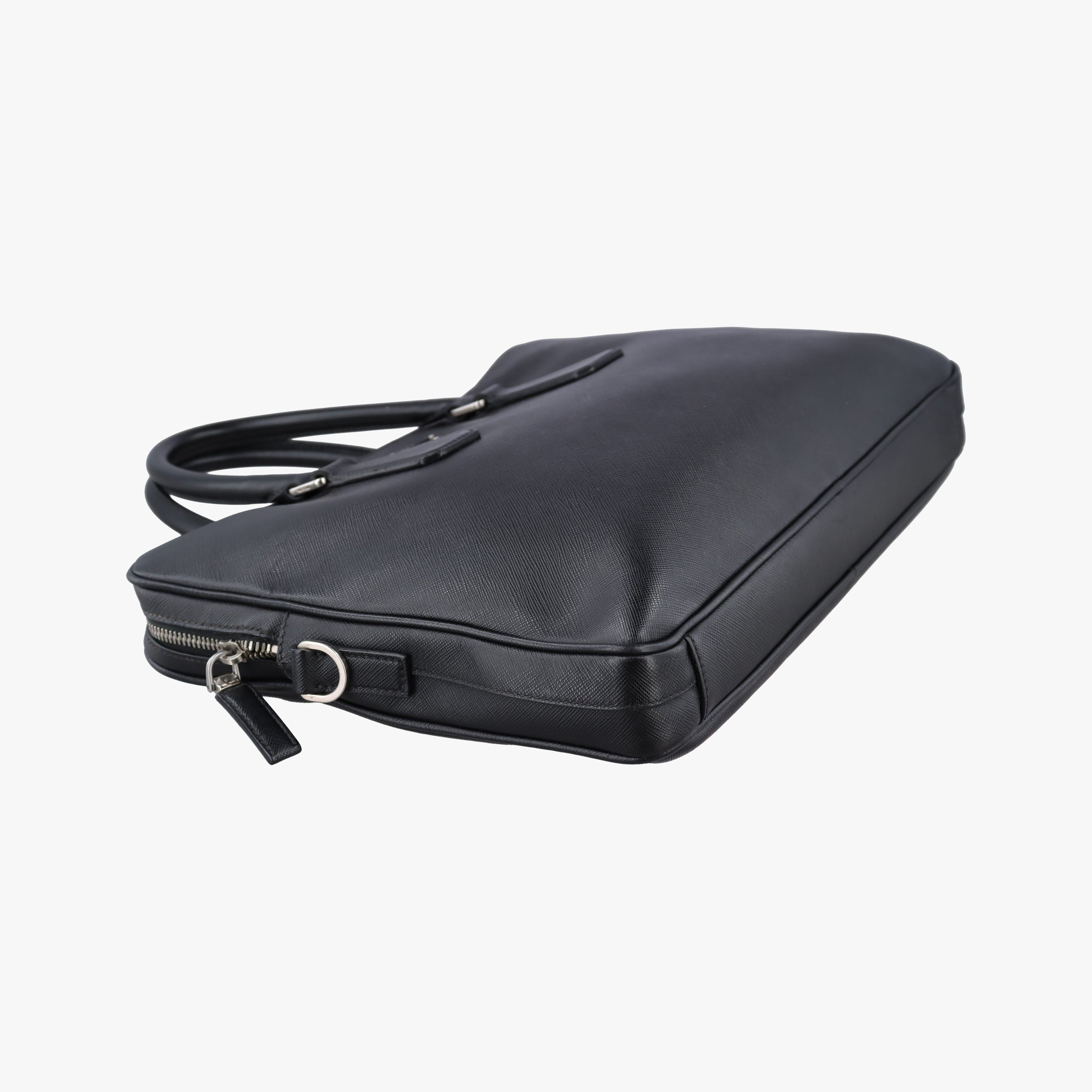 Business Briefcase Black SAFFIANO Leather 2VE011 8ビジネス ブリーフケース ブラック サフィアーノレザー 2VE011 8