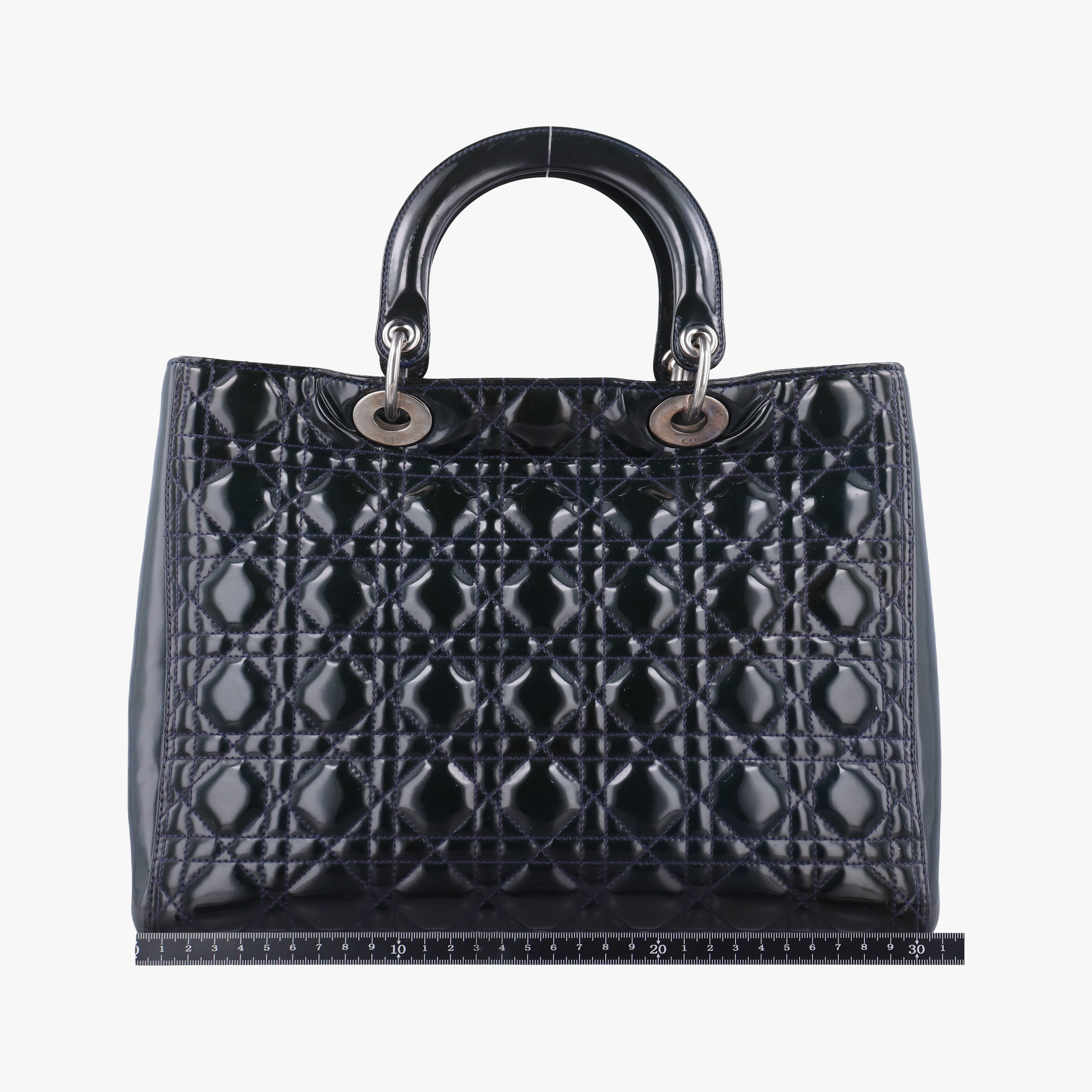 Lady Dior DarkGreen Patent 05CMA-0151レディディオール ダークグリーン パテント 05CMA-0151