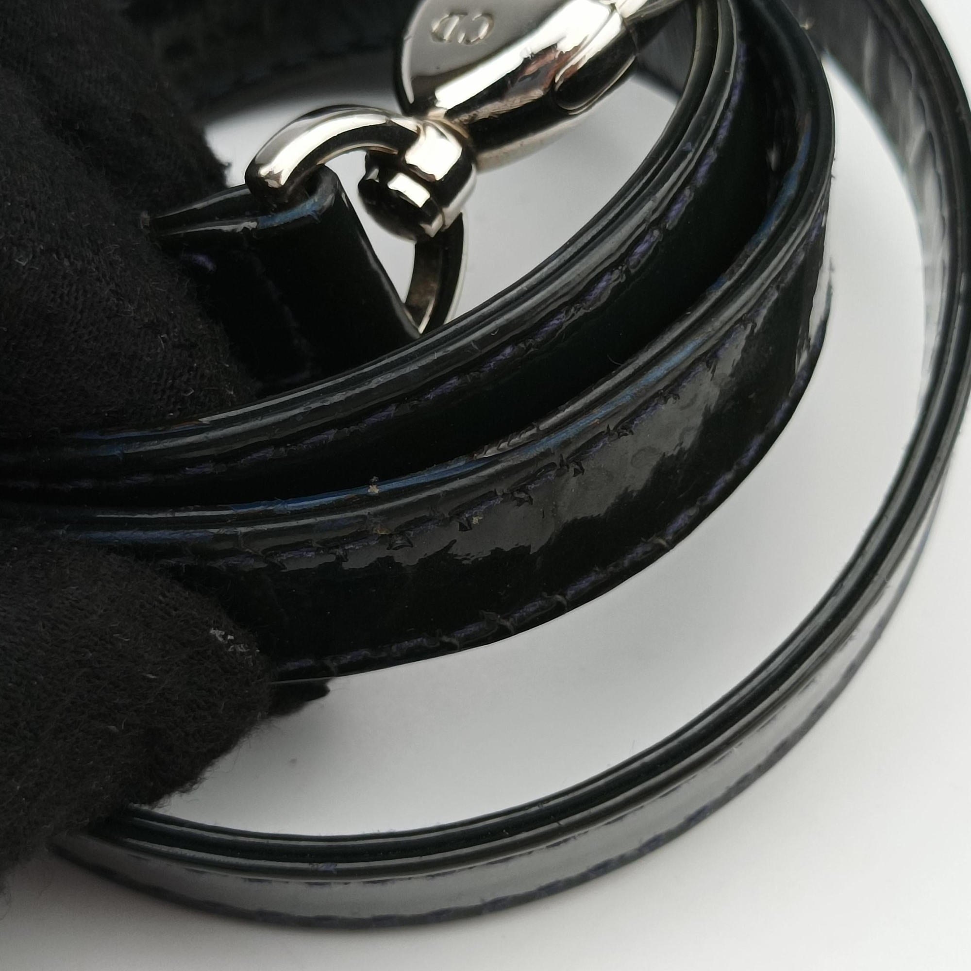 Lady Dior DarkGreen Patent 05CMA-0151レディディオール ダークグリーン パテント 05CMA-0151