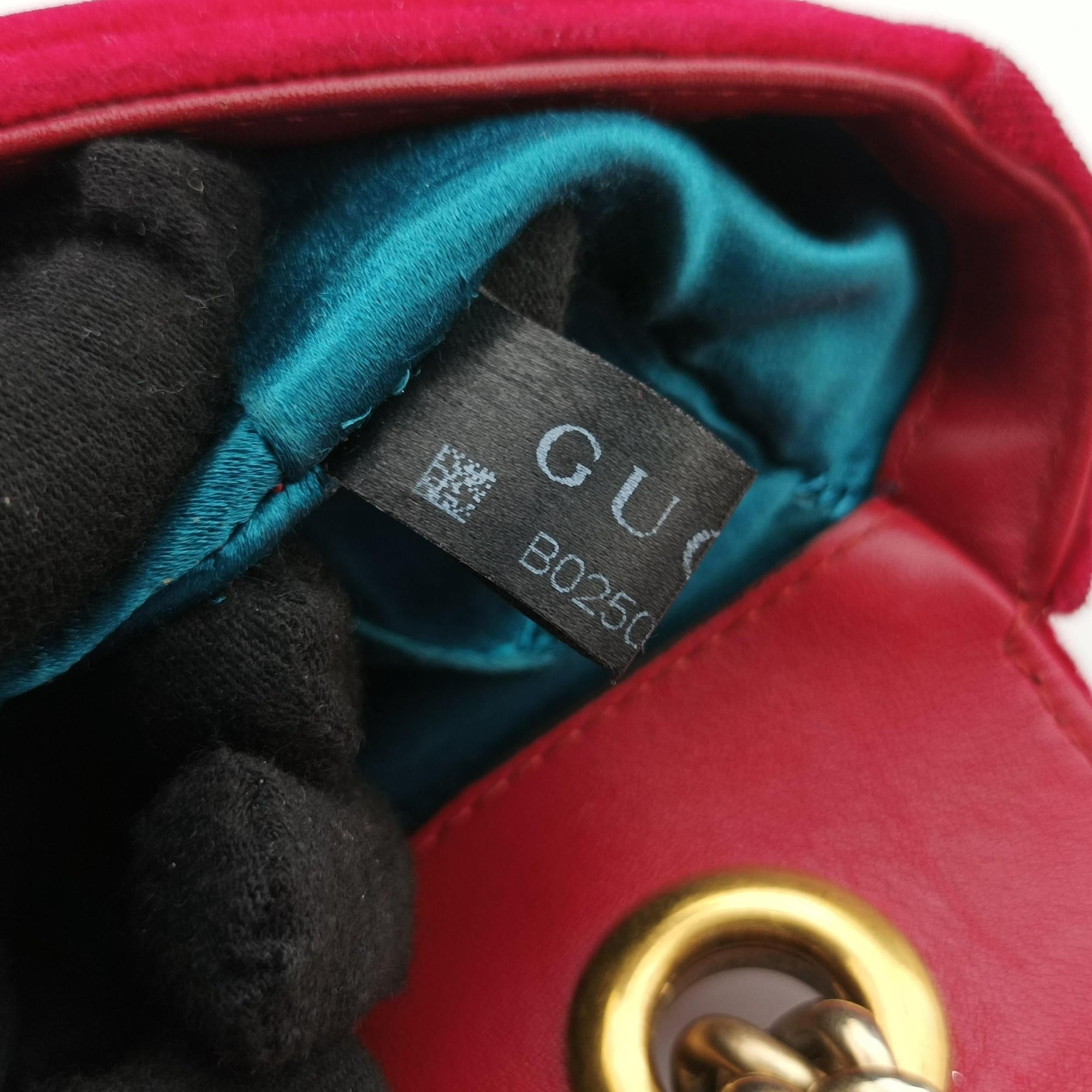 GG Marmont Red velour 446744 B025021492GGマーモント レッド ベロア 446744 B025021492