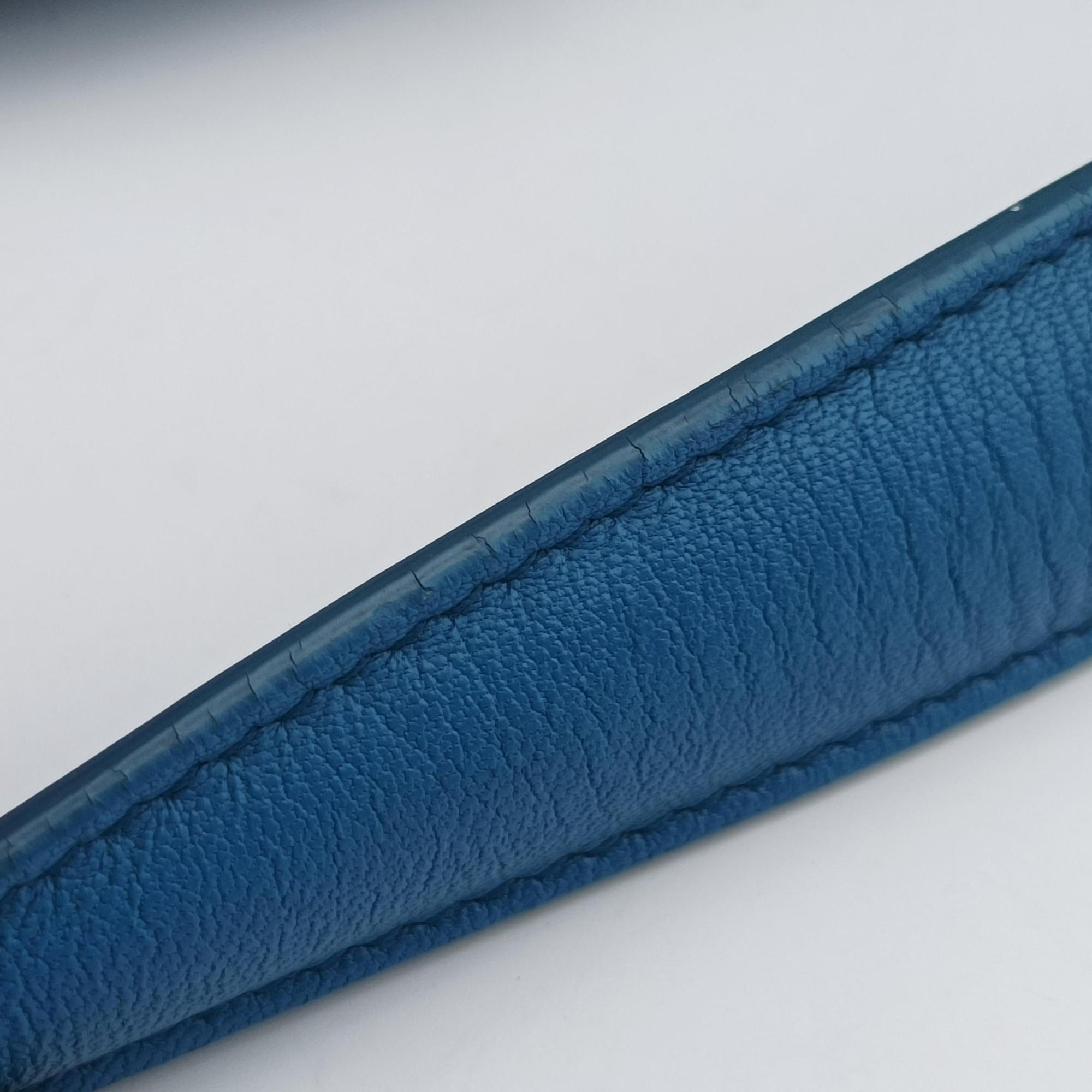 New Rock Cannage Blue Lambskin 17-BO-1101ニューロック カナージュ ブルー ラムスキン 17-BO-1101