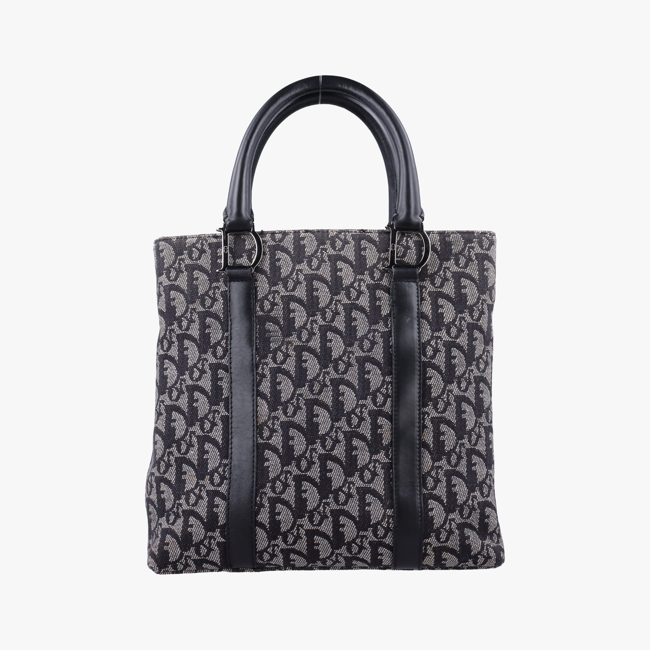 Trotter Tote Navy Jacquard × Leather 06 RU 0043トロッター トート ネイビー ジャガード×レザー 06 RU 0043