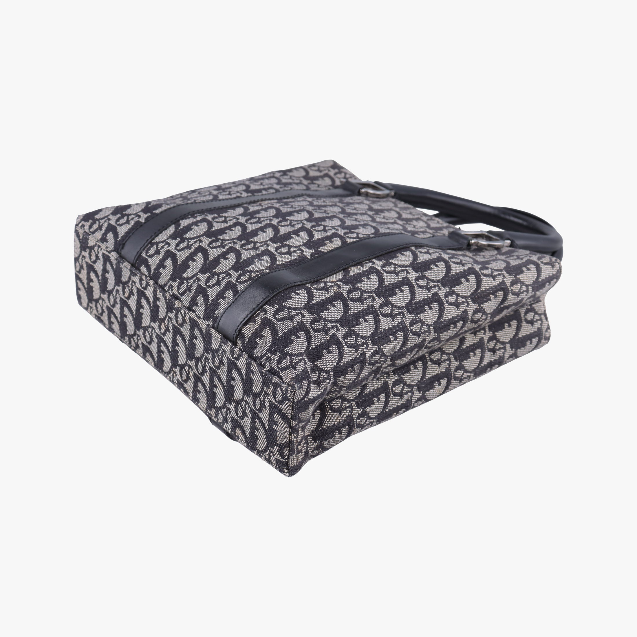 Trotter Tote Navy Jacquard × Leather 06 RU 0043トロッター トート ネイビー ジャガード×レザー 06 RU 0043