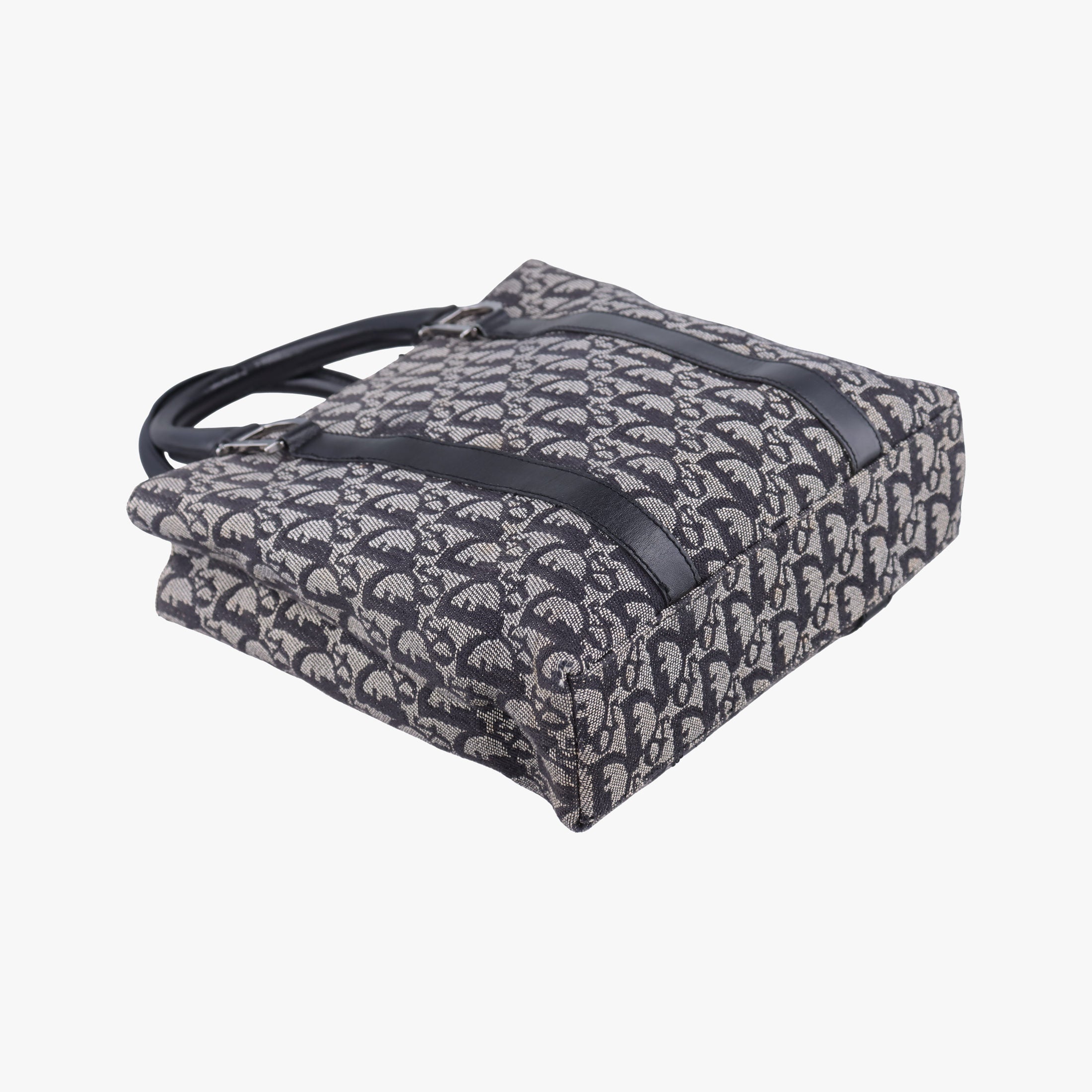 Trotter Tote Navy Jacquard × Leather 06 RU 0043トロッター トート ネイビー ジャガード×レザー 06 RU 0043