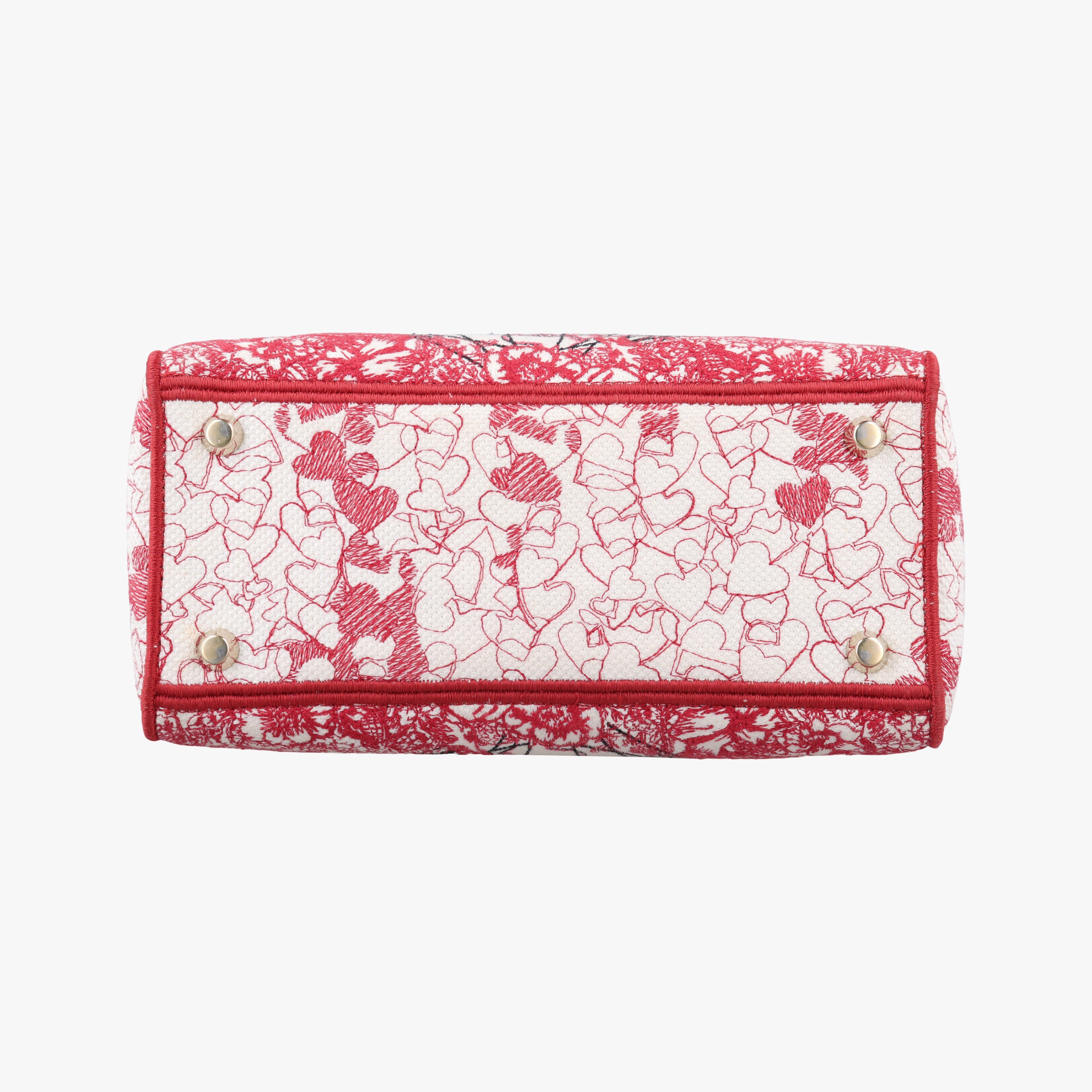 D-Lite Medium Royaume Red×multicolor canvas 50-MA-0251ディーライト ミディアム ロワイヨーム レッド×マルチカラー キャンバス 50-MA-0251