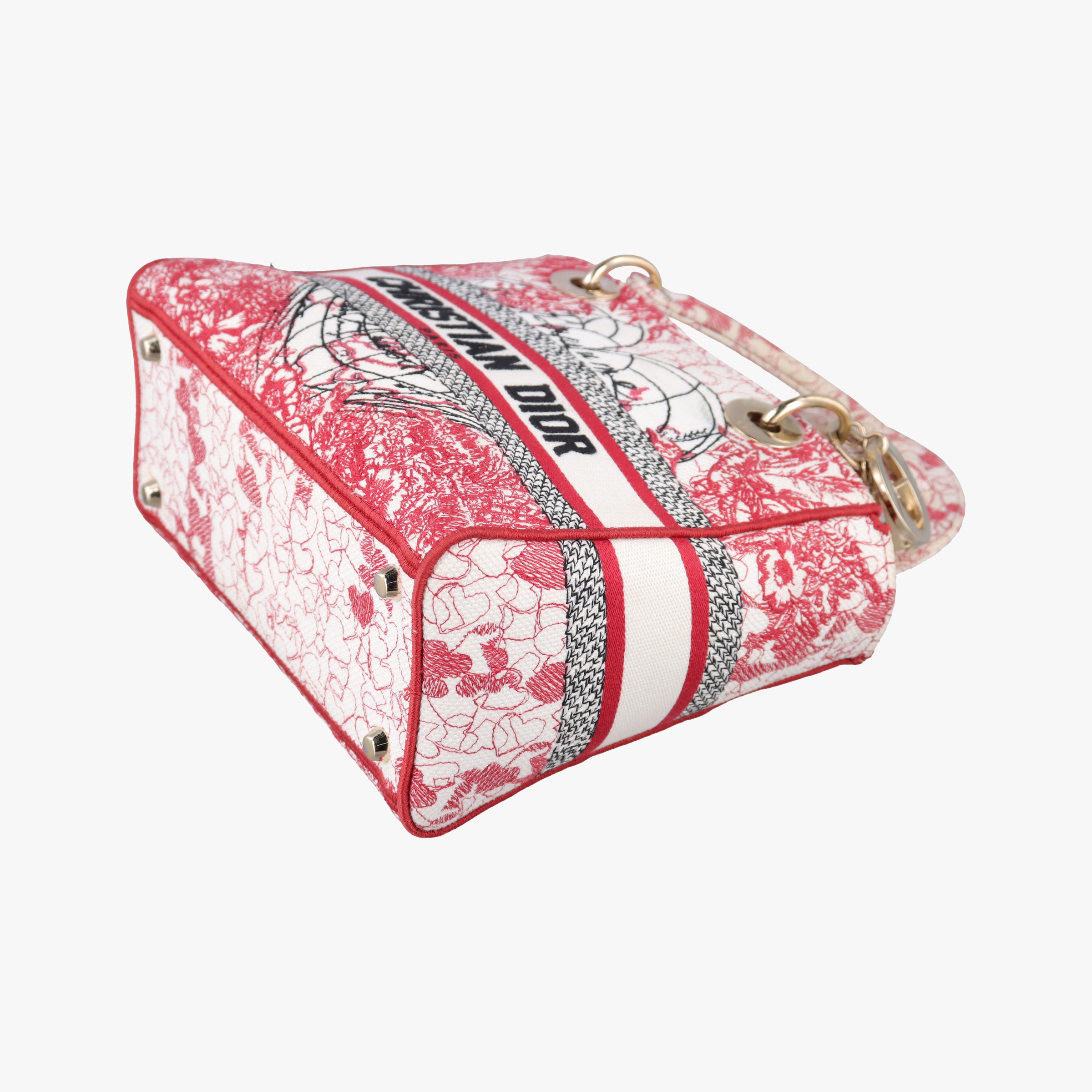 D-Lite Medium Royaume Red×multicolor canvas 50-MA-0251ディーライト ミディアム ロワイヨーム レッド×マルチカラー キャンバス 50-MA-0251
