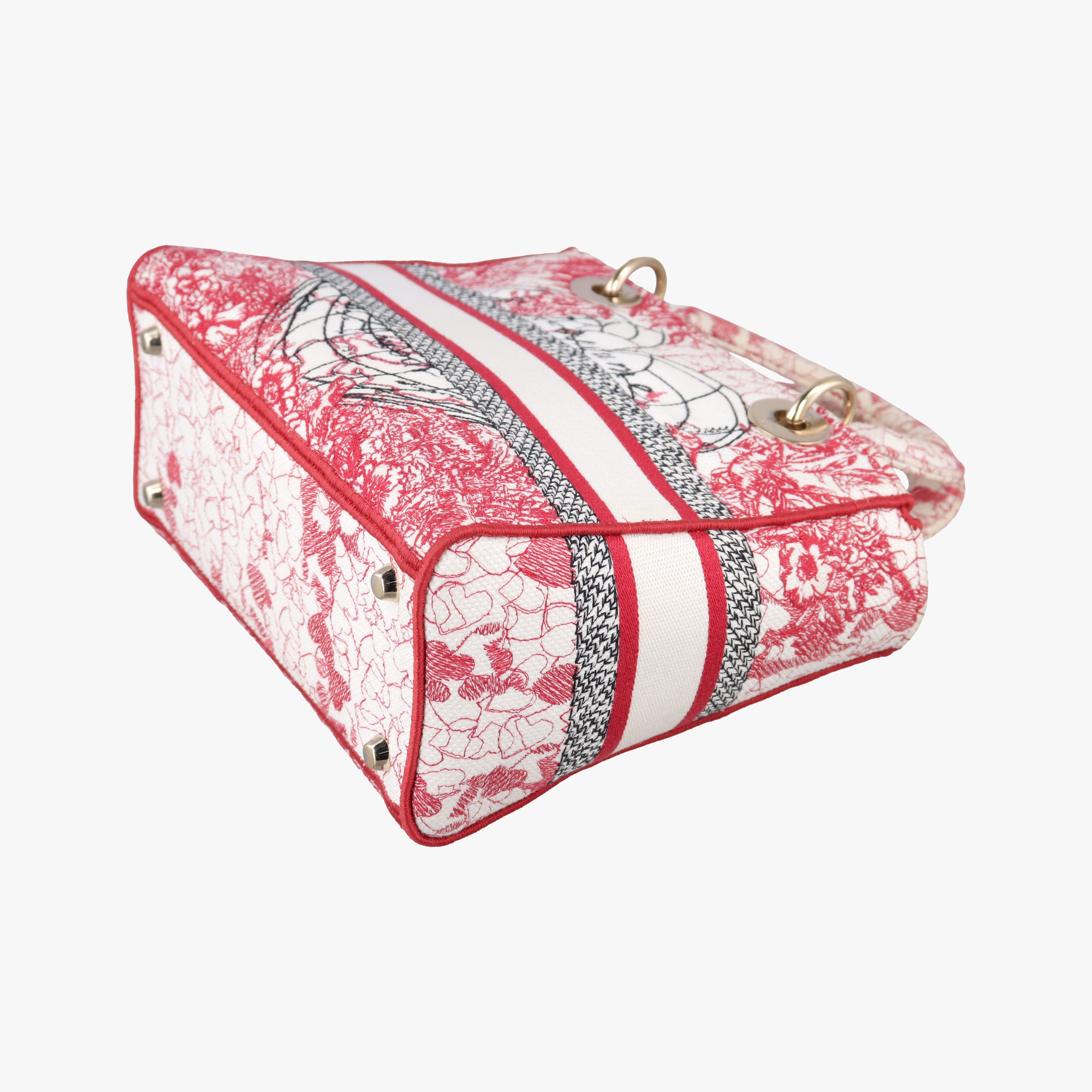 D-Lite Medium Royaume Red×multicolor canvas 50-MA-0251ディーライト ミディアム ロワイヨーム レッド×マルチカラー キャンバス 50-MA-0251