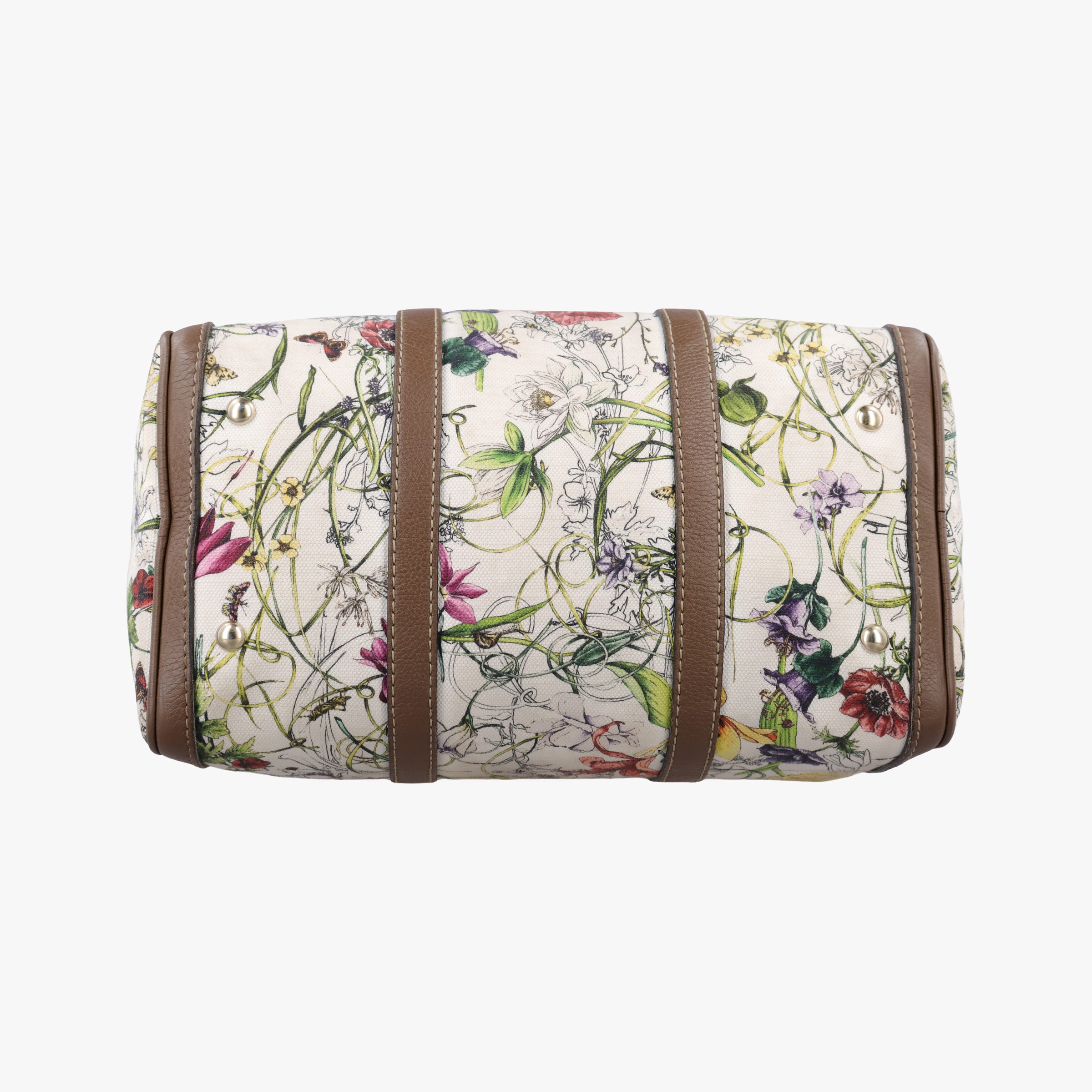 flora print Multicolour Leather×Canvas 247205 C013772909フローラプリント マルチカラー レザー×キャンバス 247205 C013772909