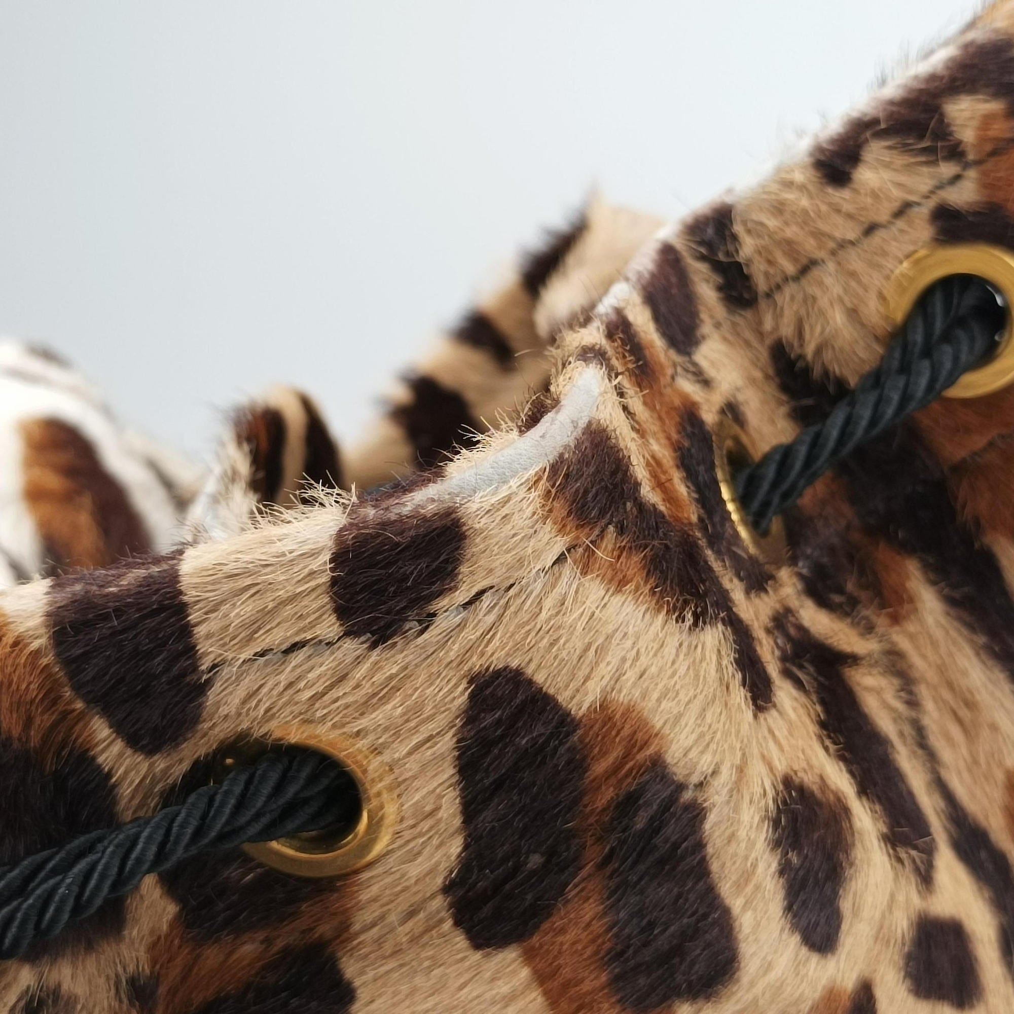 Leopard Print Brown×Multicolour pony hair 8BR554 5260-8BR554-VXI-069レオパード プリント ブラウン×マルチカラー ハラコ 8BR554 5260-8BR554-VXI-069