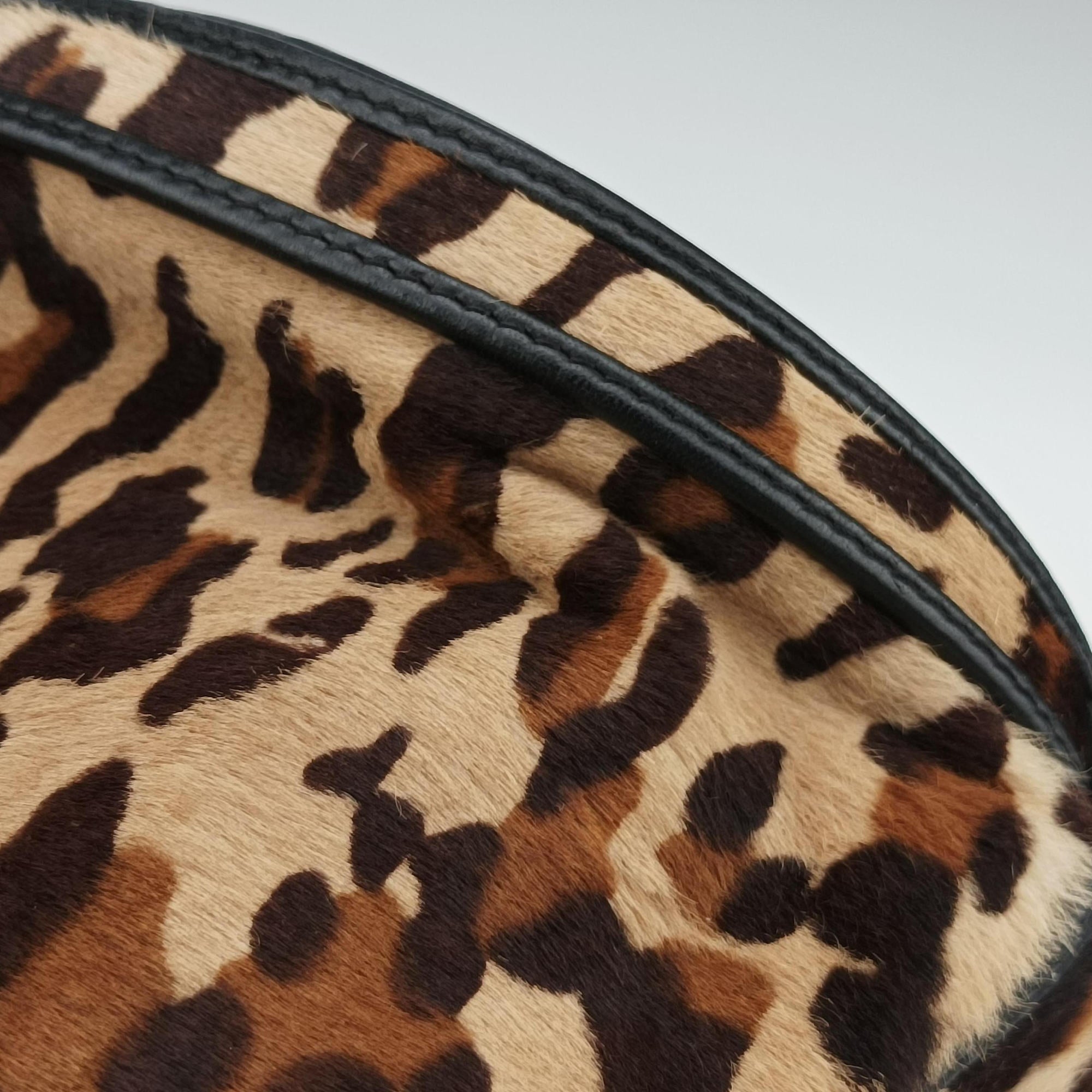 Leopard Print Brown×Multicolour pony hair 8BR554 5260-8BR554-VXI-069レオパード プリント ブラウン×マルチカラー ハラコ 8BR554 5260-8BR554-VXI-069