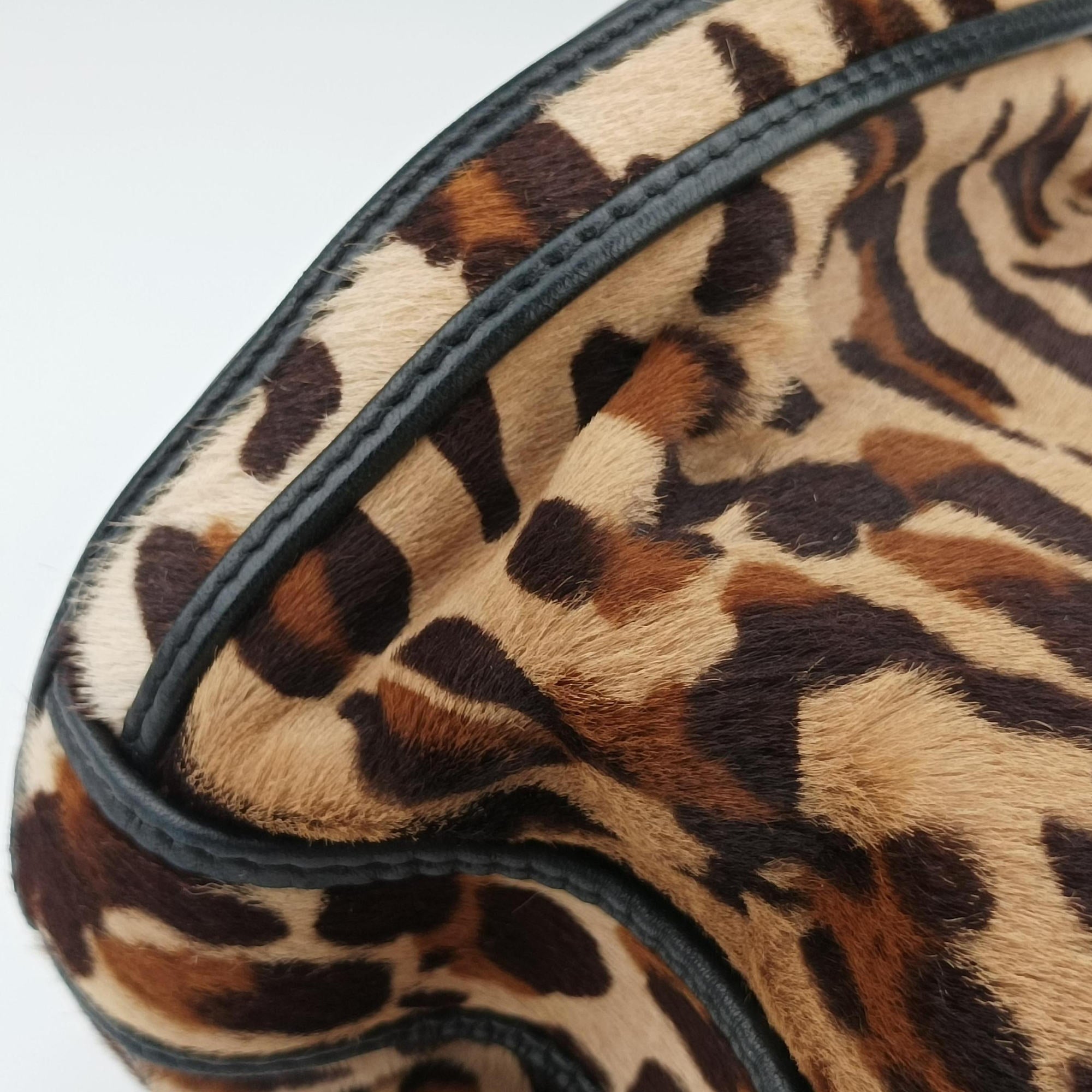Leopard Print Brown×Multicolour pony hair 8BR554 5260-8BR554-VXI-069レオパード プリント ブラウン×マルチカラー ハラコ 8BR554 5260-8BR554-VXI-069